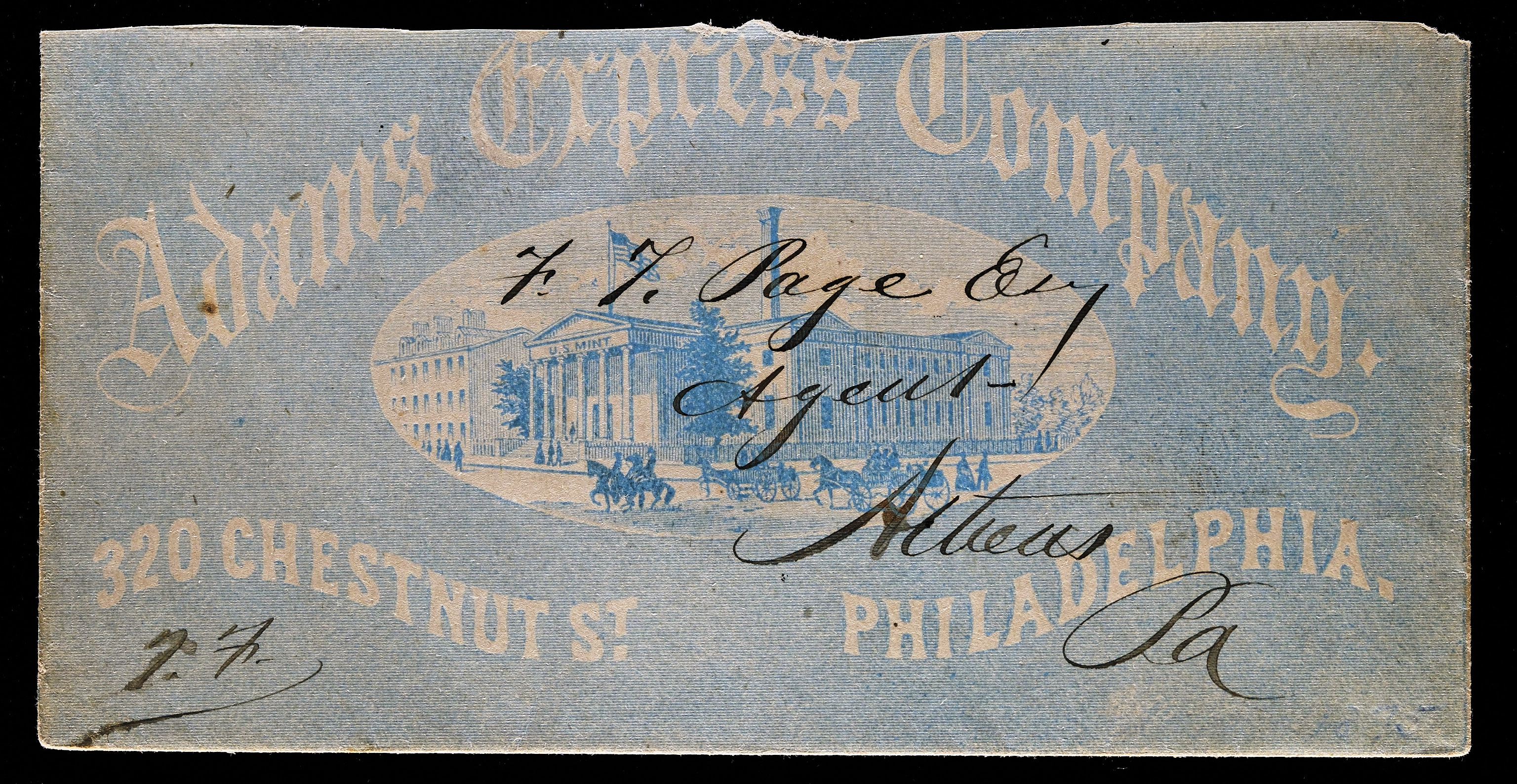 Lot 376 - Expresses  -  Carriers & Locals Society 36th Annual Auction
