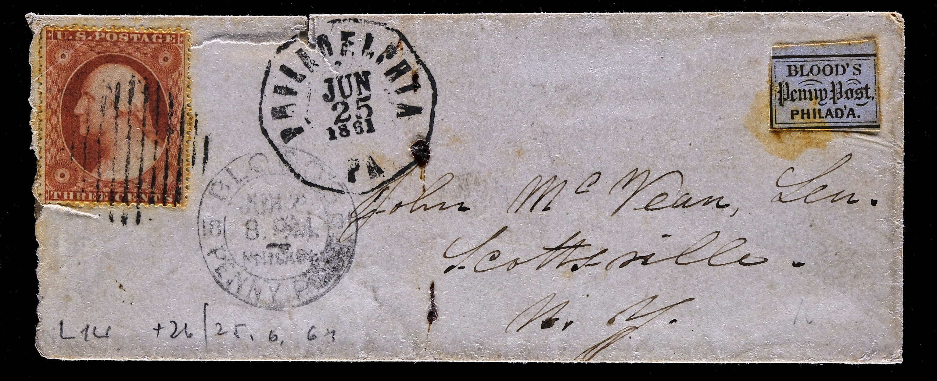 Lot 181 - locals  -  Carriers & Locals Society 36th Annual Auction
