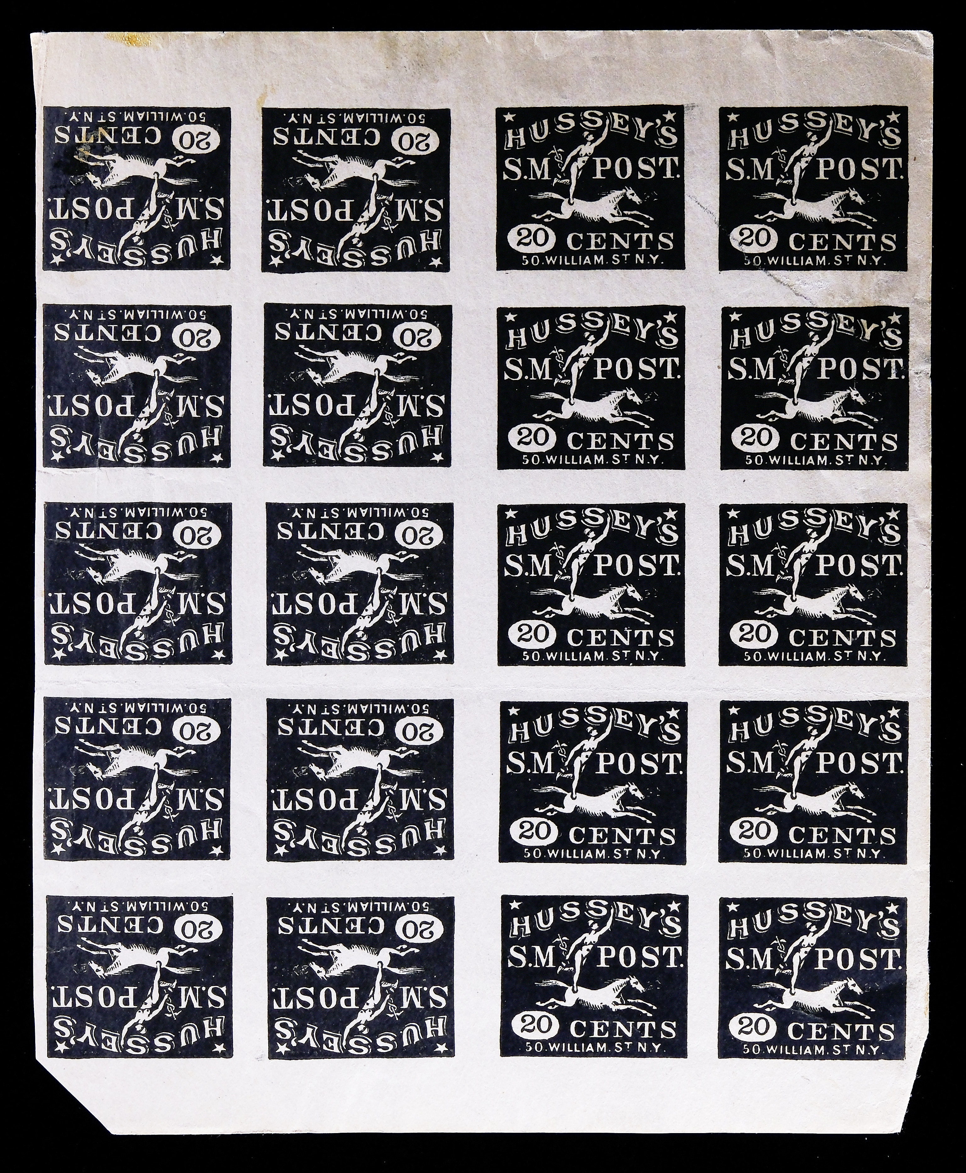 Lot 580 - locals  -  Carriers & Locals Society 36th Annual Auction