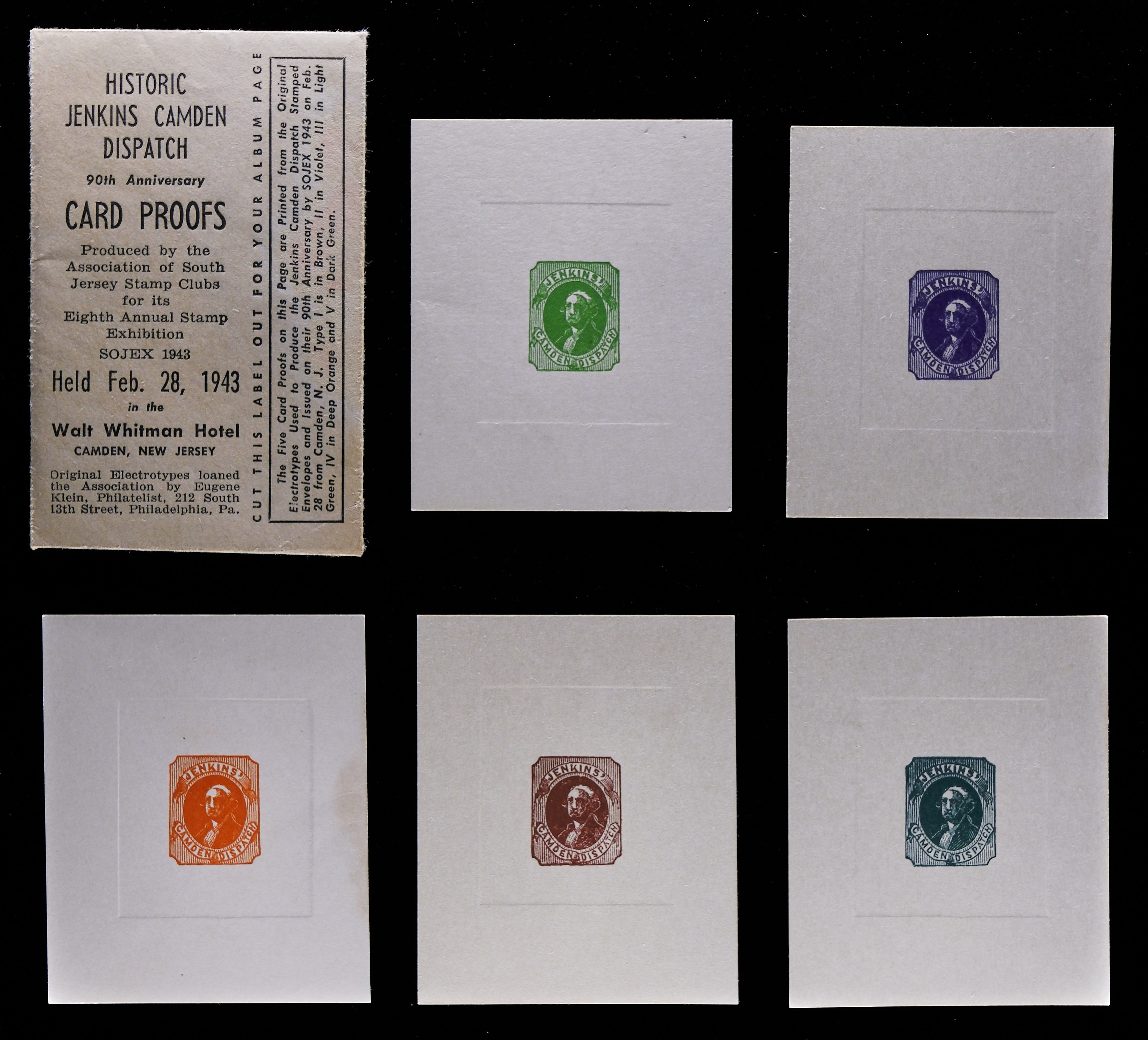 Lot 592 - locals  -  Carriers & Locals Society 36th Annual Auction