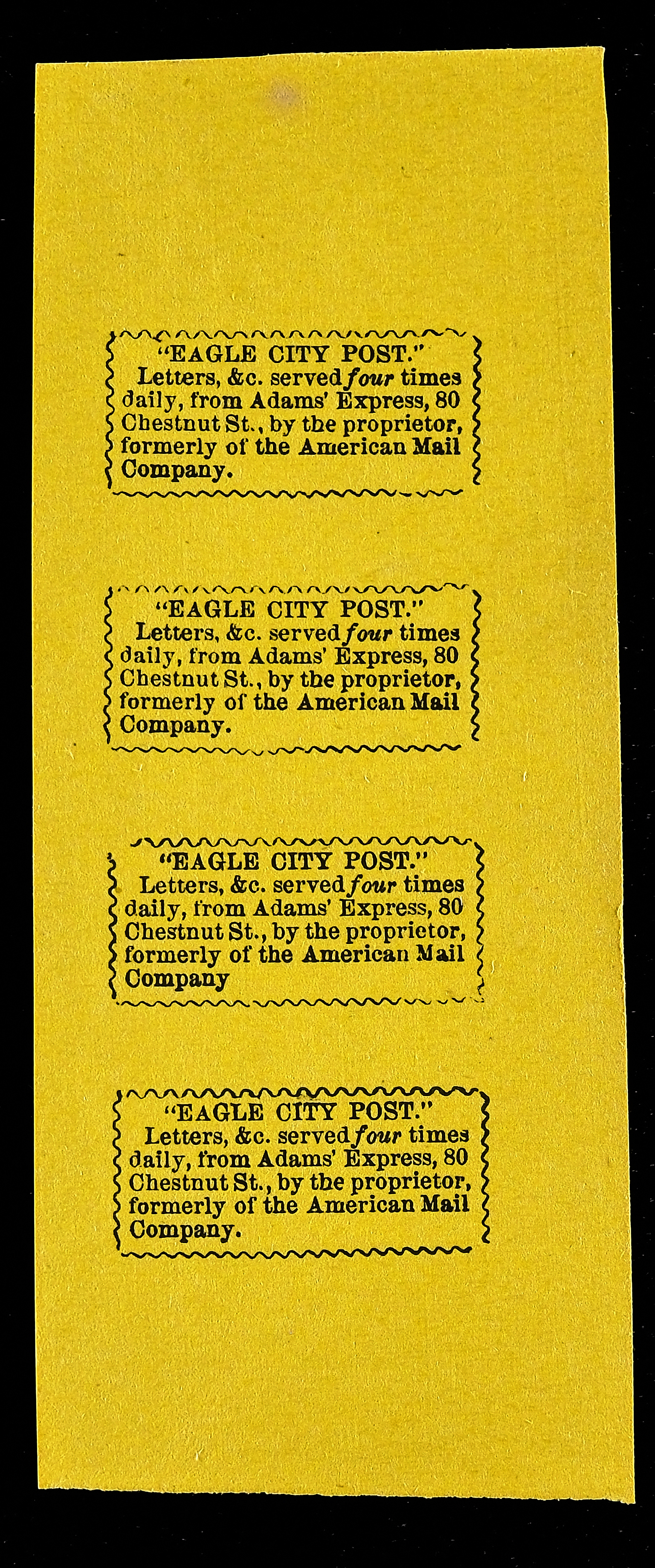 Lot 325 - locals  -  Carriers & Locals Society 36th Annual Auction