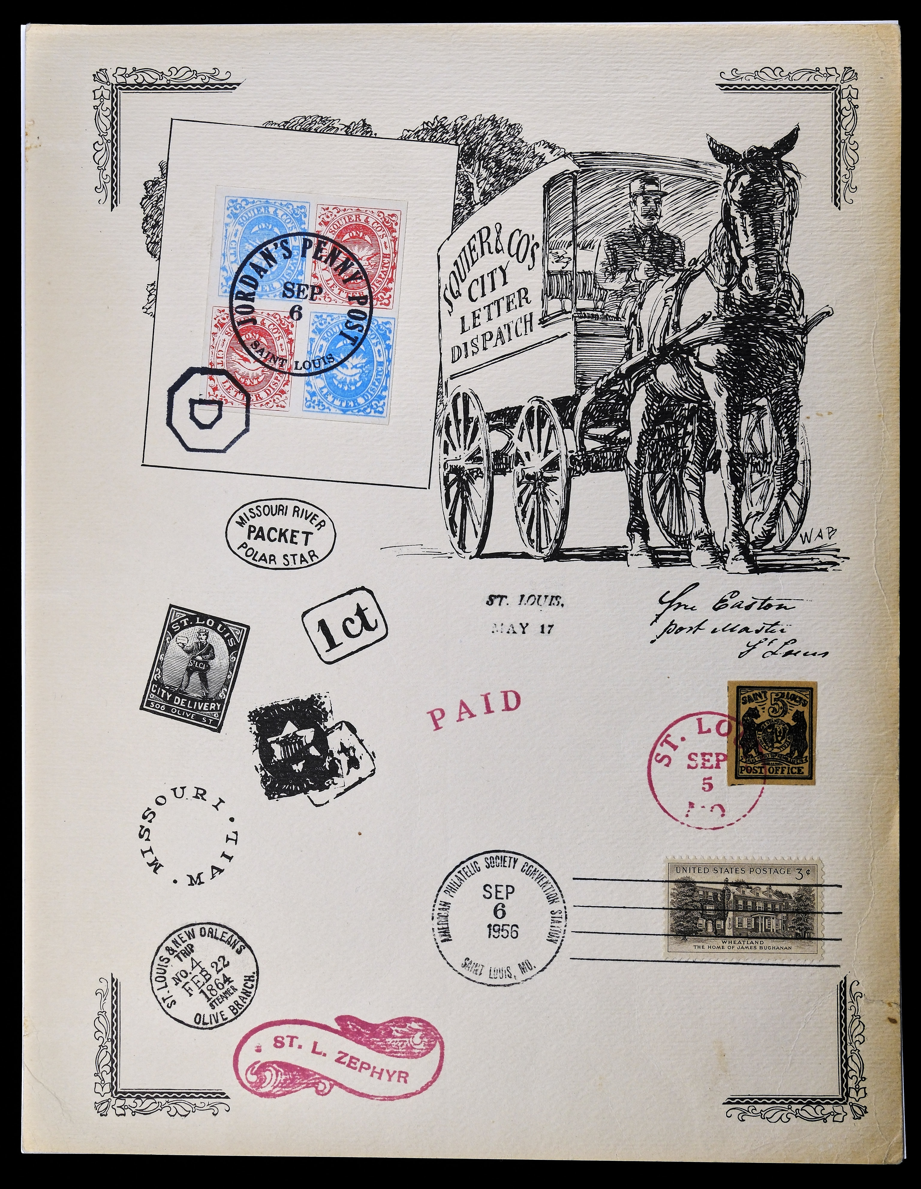 Lot 476 - Misc, Collections, Groups, Bogus and Fantasy  -  Carriers & Locals Society 36th Annual Auction