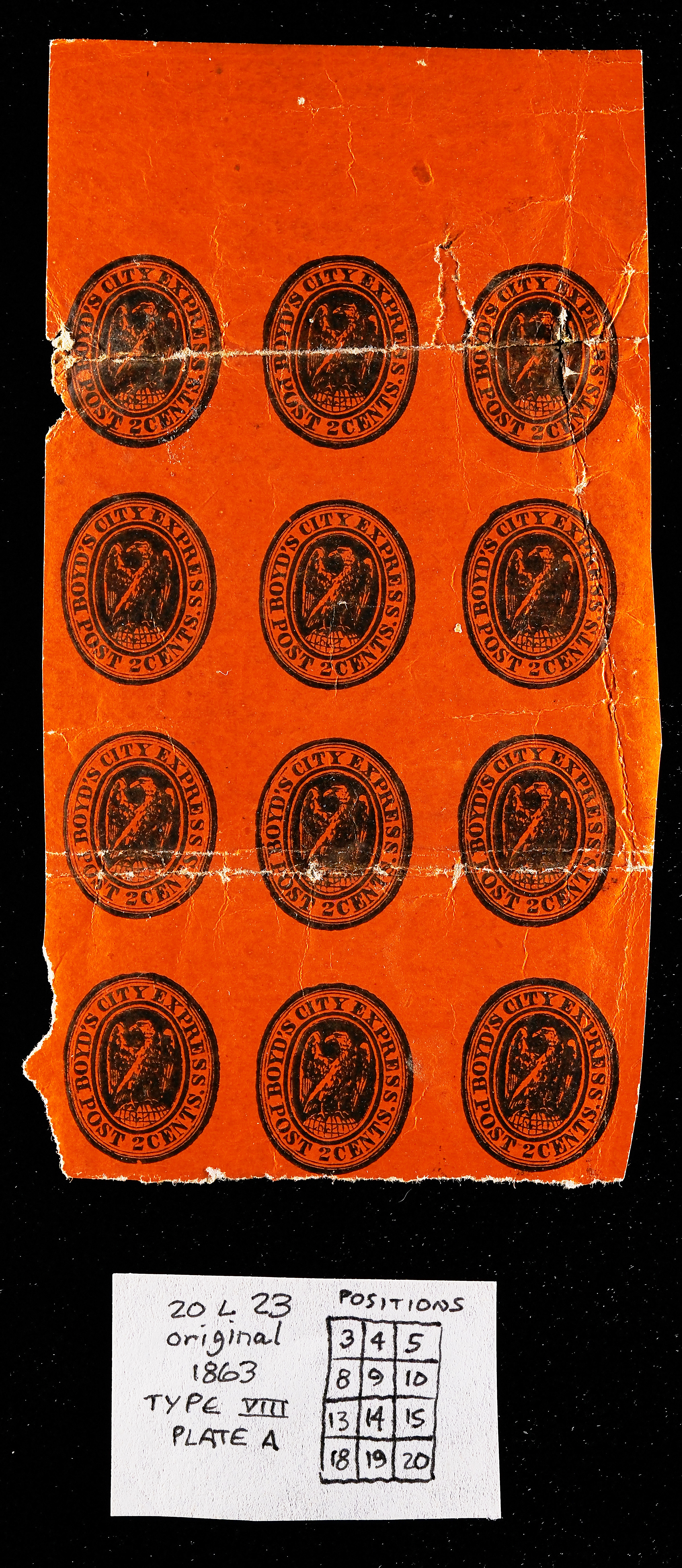 Lot 255 - locals  -  Carriers & Locals Society 36th Annual Auction