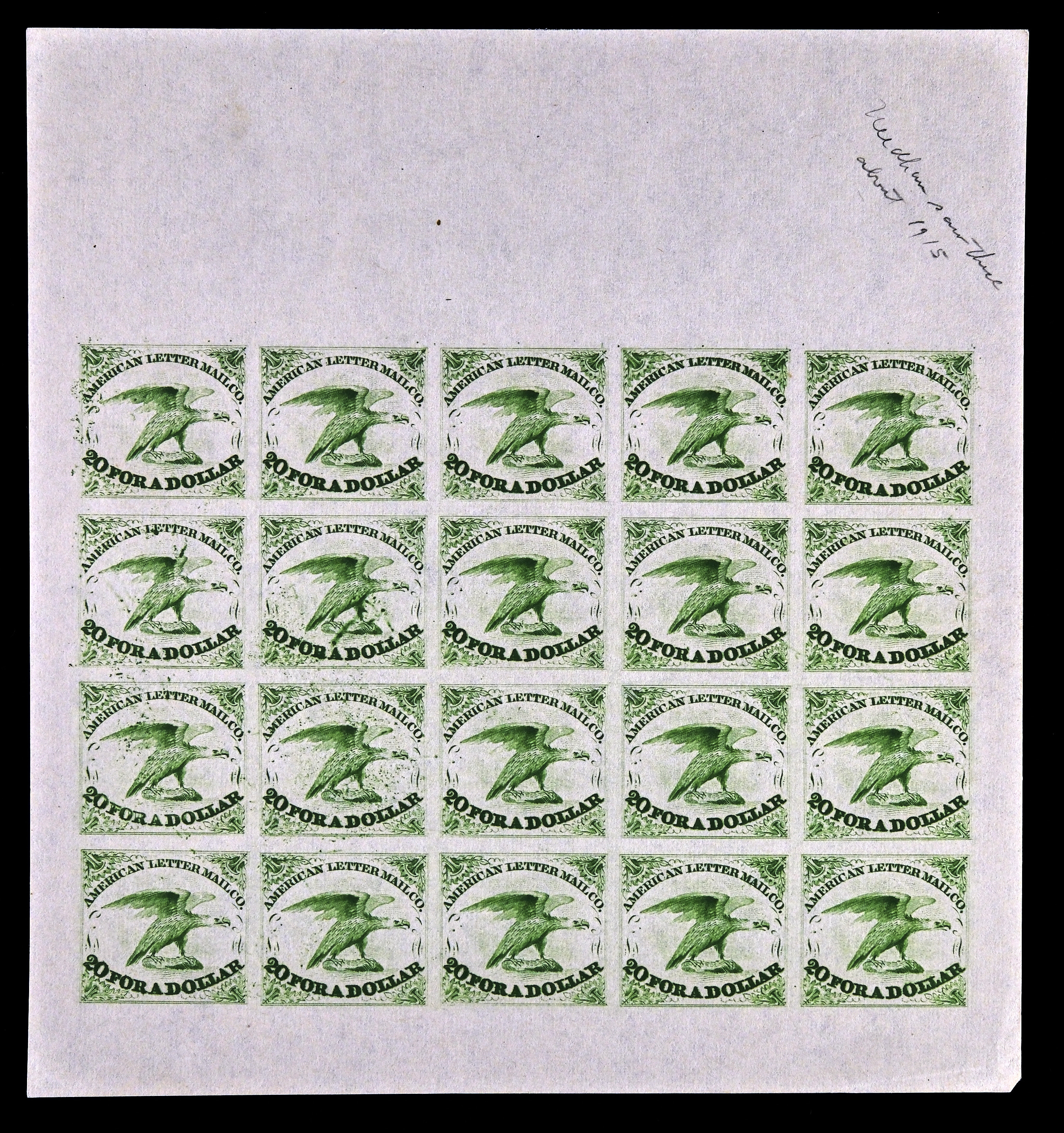 Lot 94 - Independent Mails  -  Carriers & Locals Society 36th Annual Auction