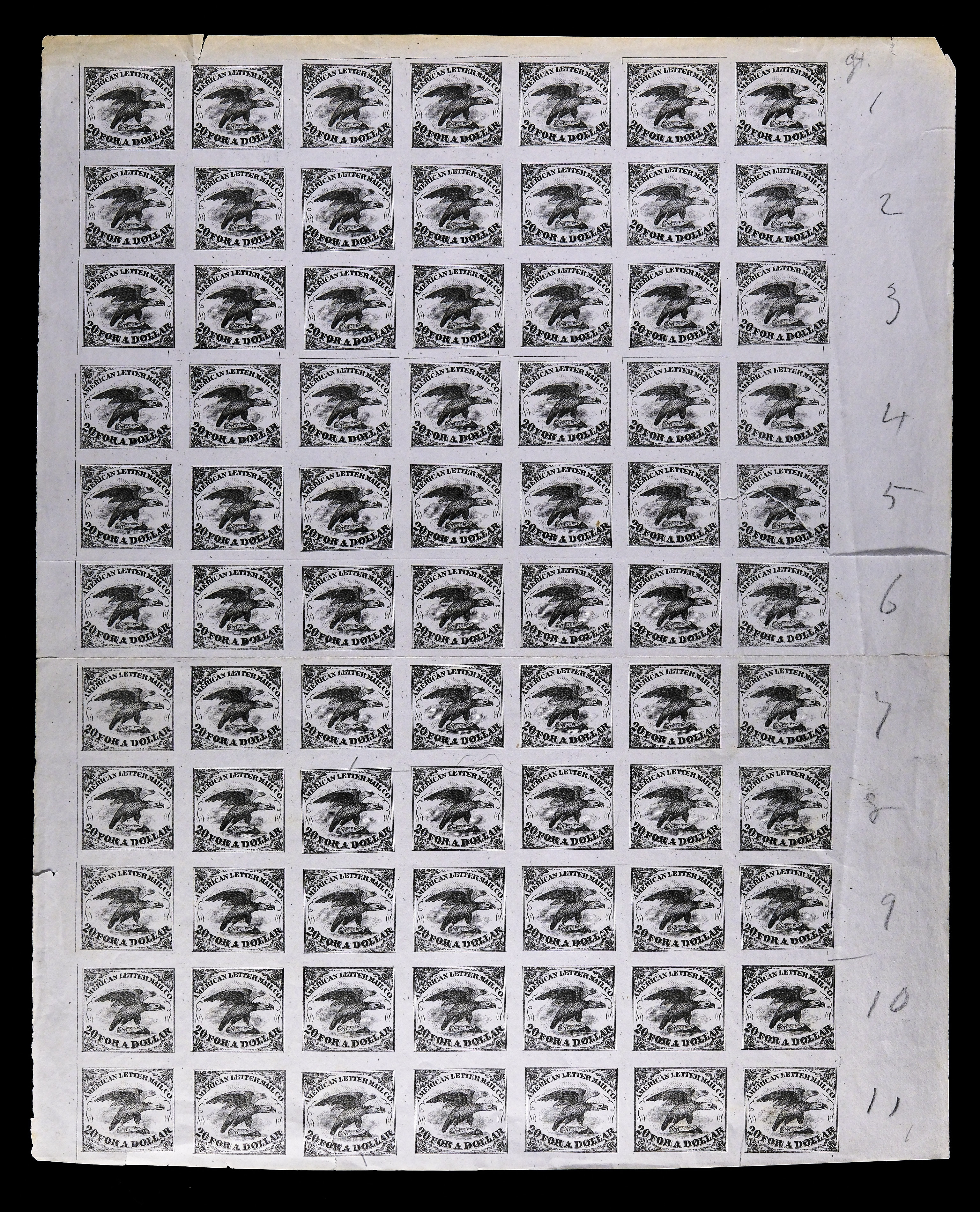 Lot 95 - Independent Mails  -  Carriers & Locals Society 36th Annual Auction