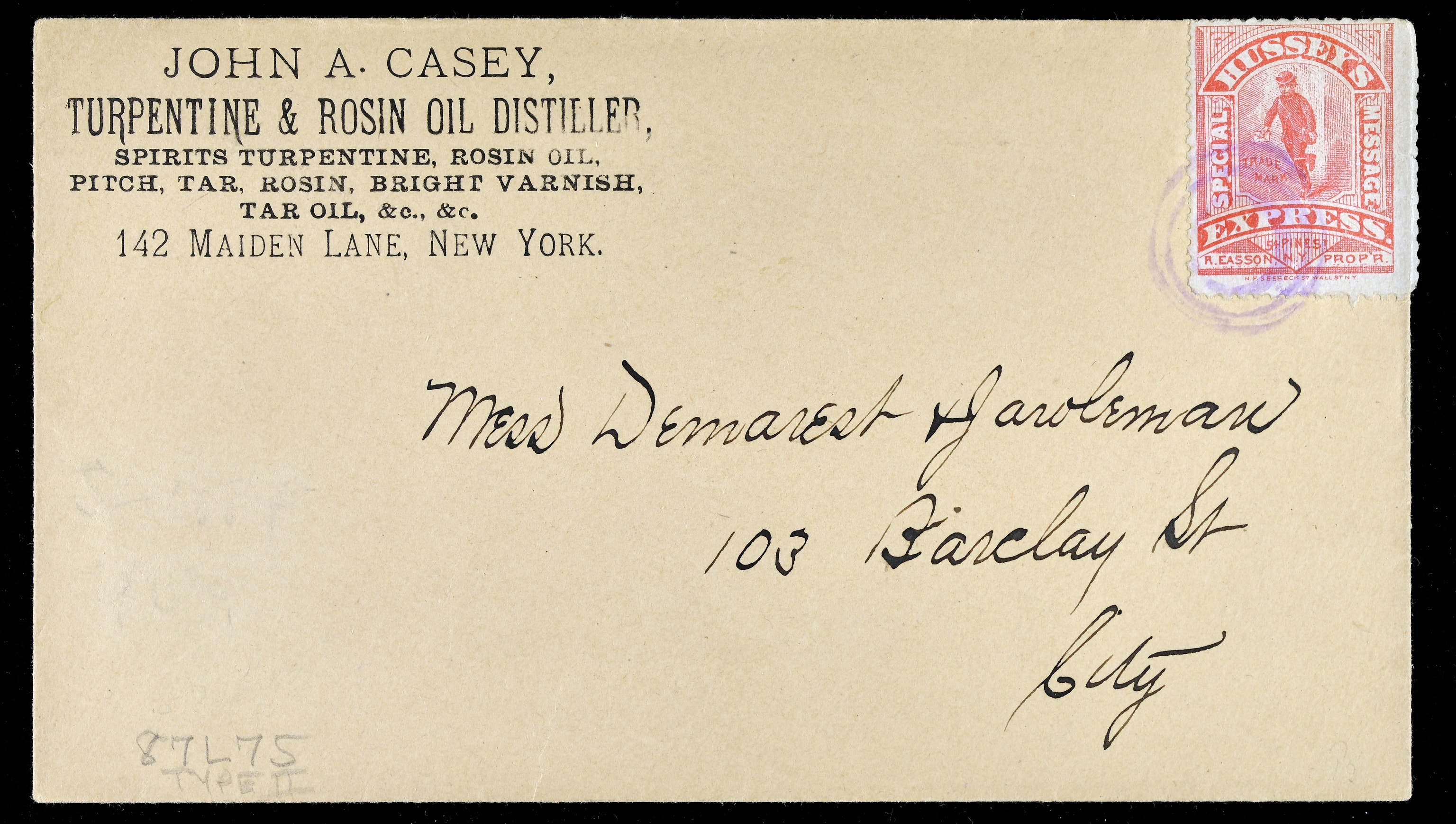 Lot 574 - locals  -  Carriers & Locals Society 36th Annual Auction