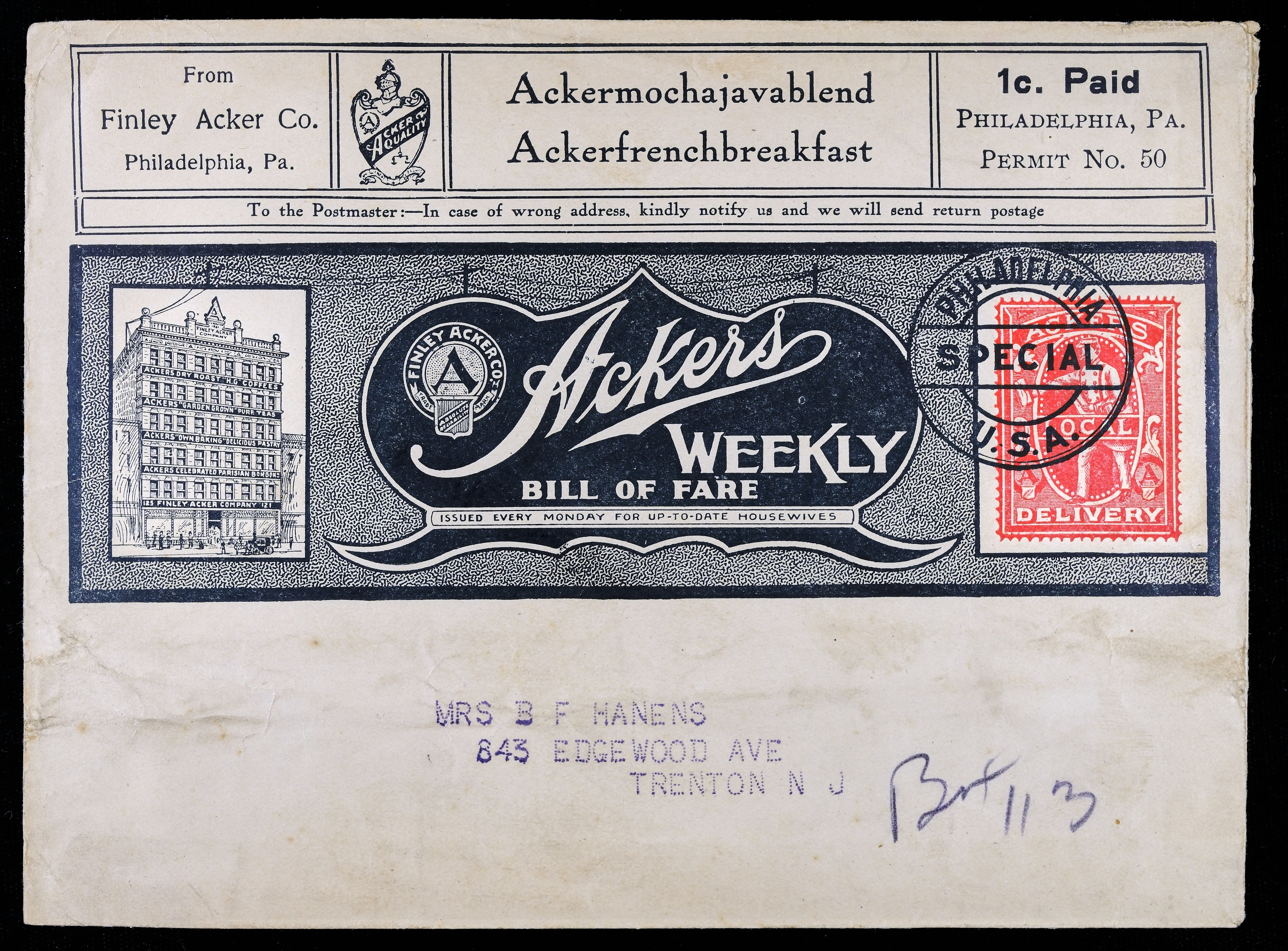 Lot 79 - Independent Mails  -  Carriers & Locals Society 36th Annual Auction