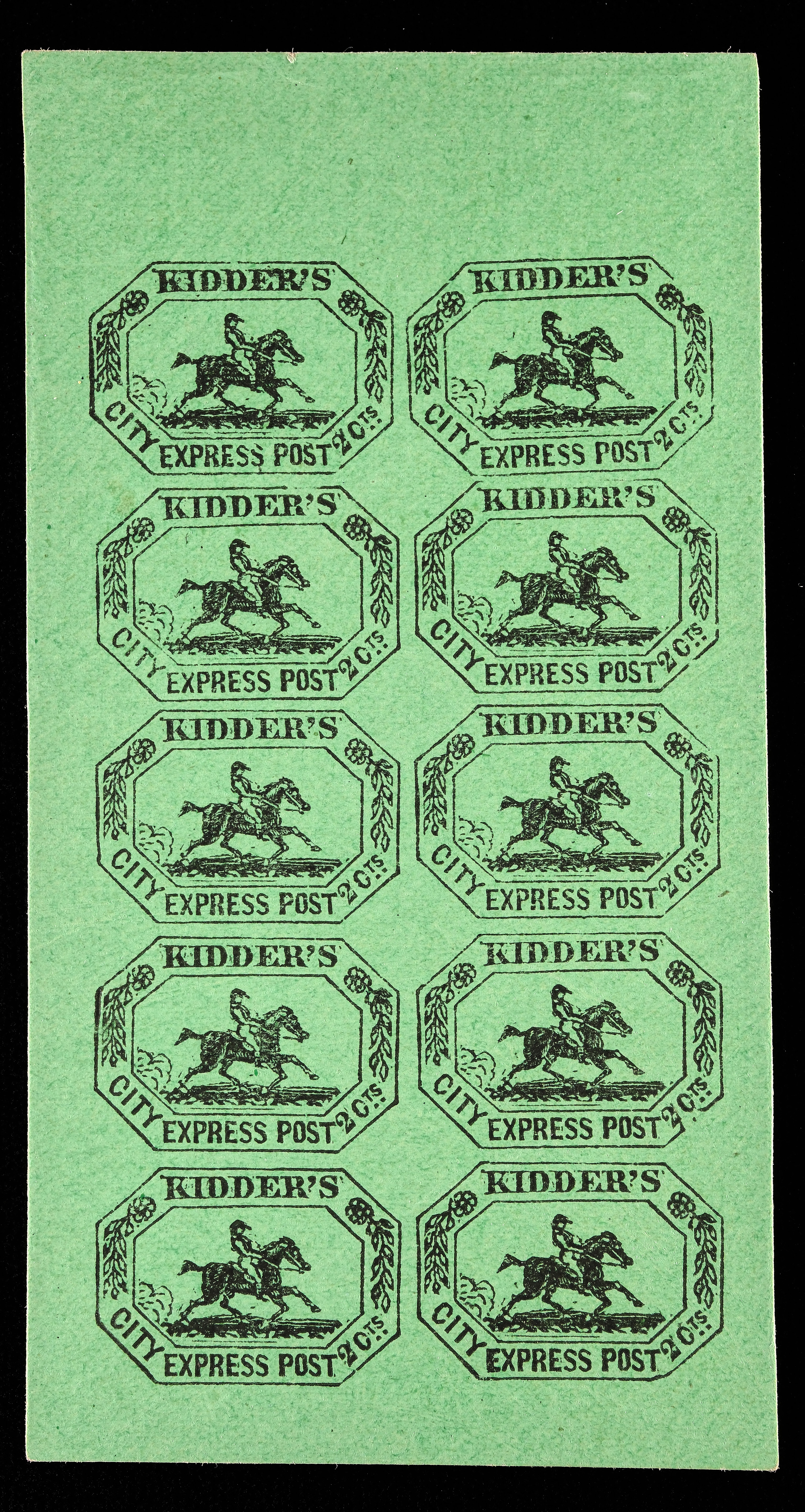 Lot 598 - locals  -  Carriers & Locals Society 36th Annual Auction