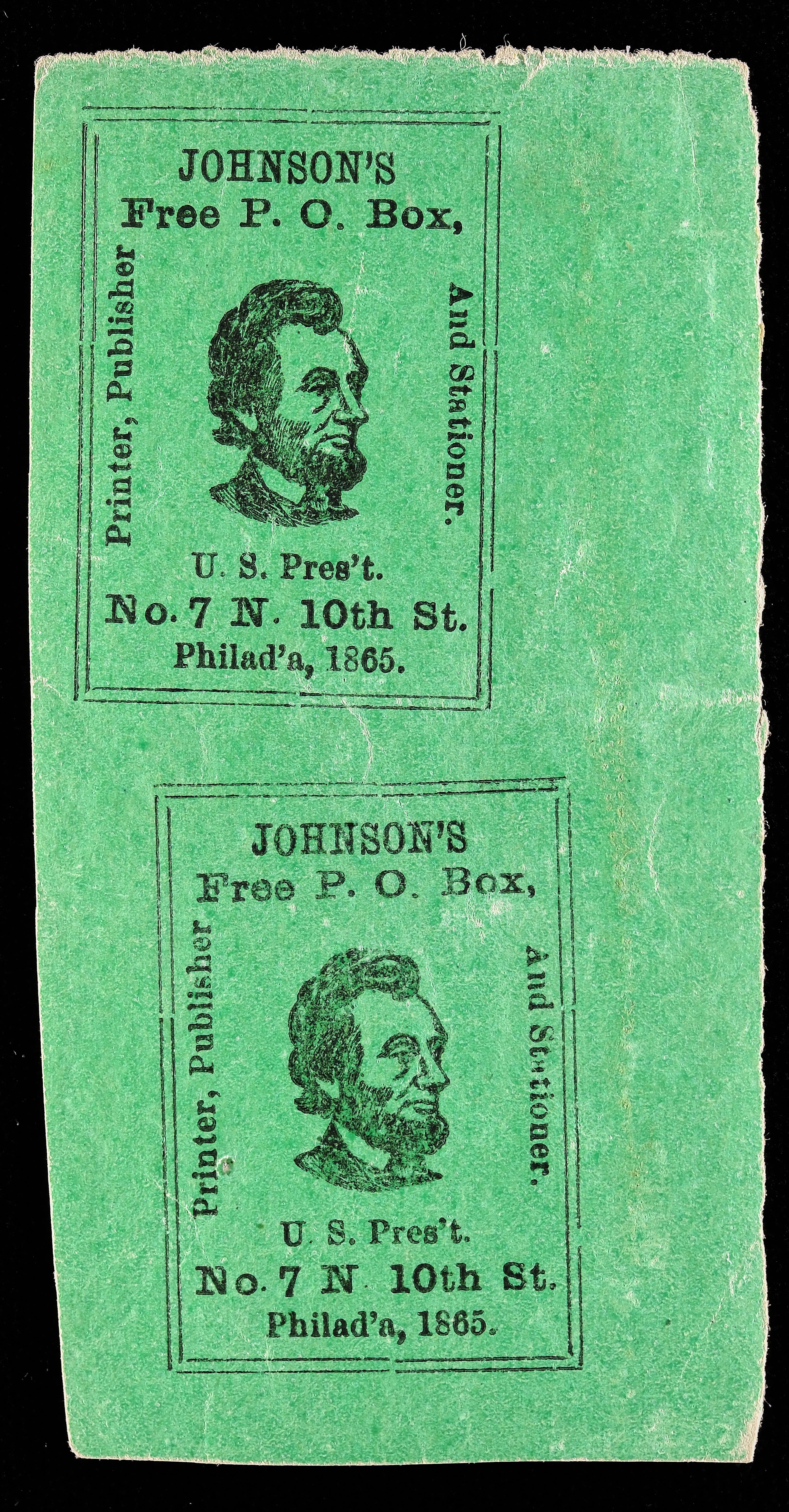 Lot 596 - locals  -  Carriers & Locals Society 36th Annual Auction