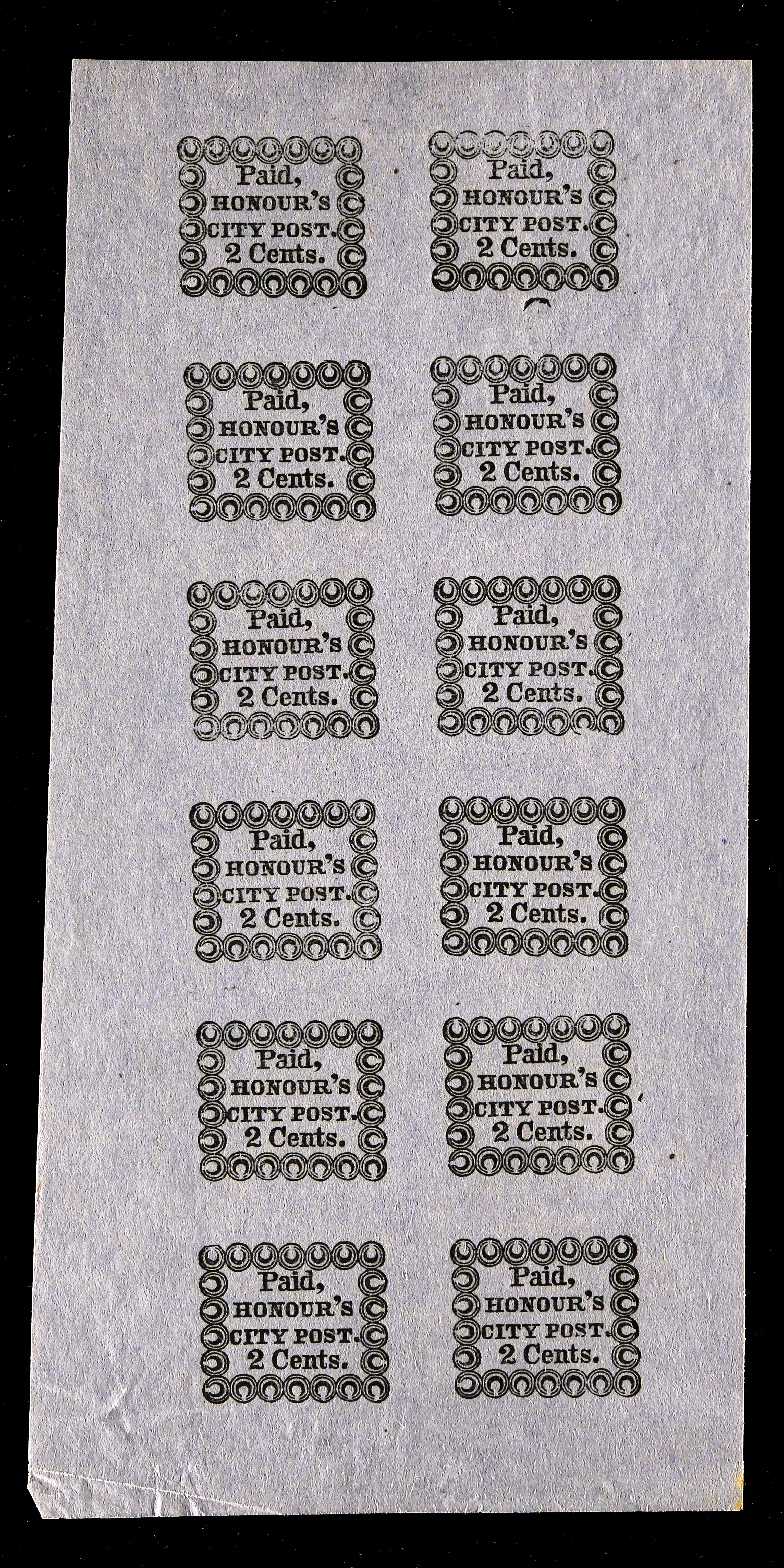Lot 32 - carriers  -  Carriers & Locals Society 36th Annual Auction