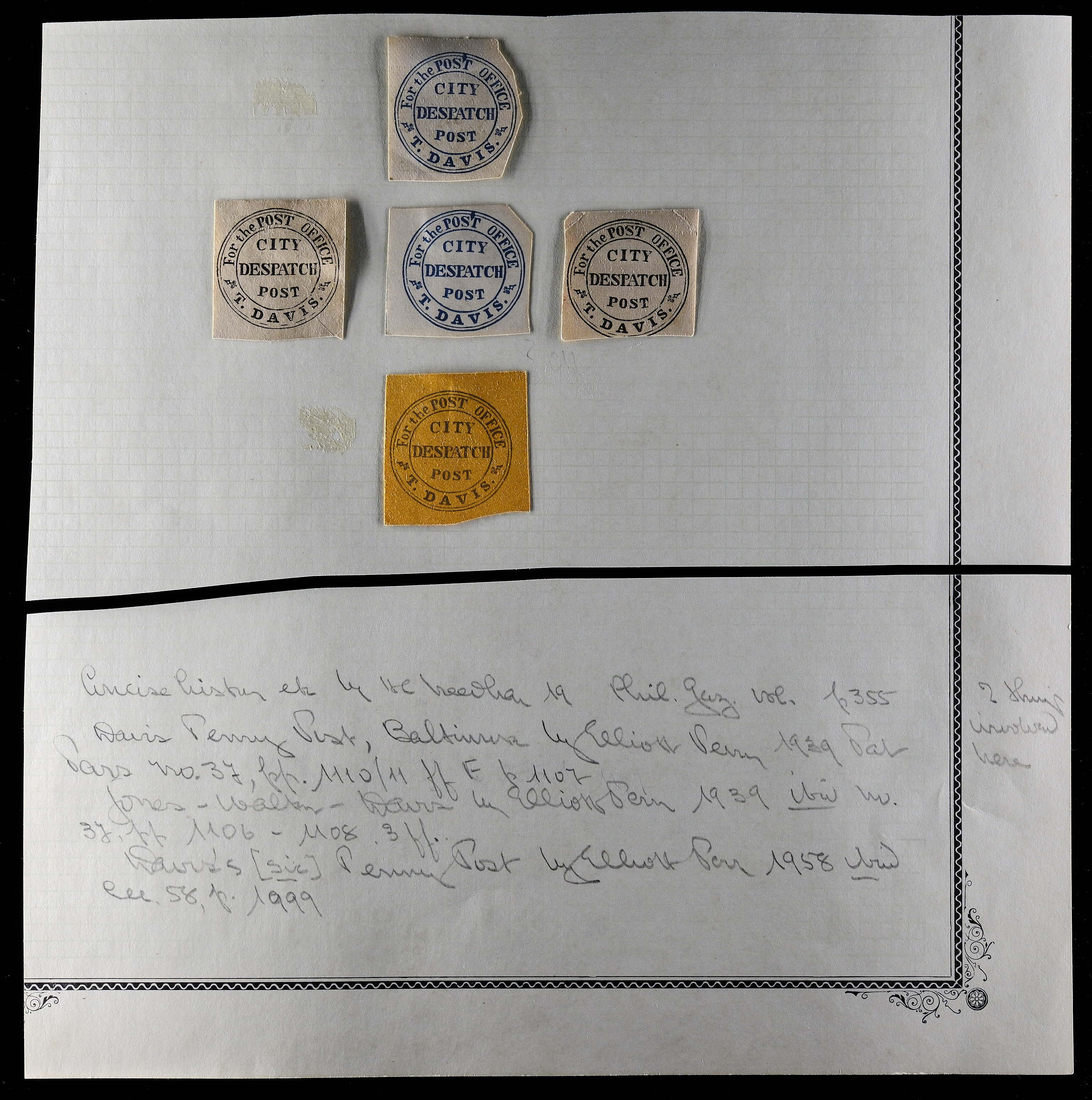 Lot 477 - Misc, Collections, Groups, Bogus and Fantasy  -  Carriers & Locals Society 36th Annual Auction
