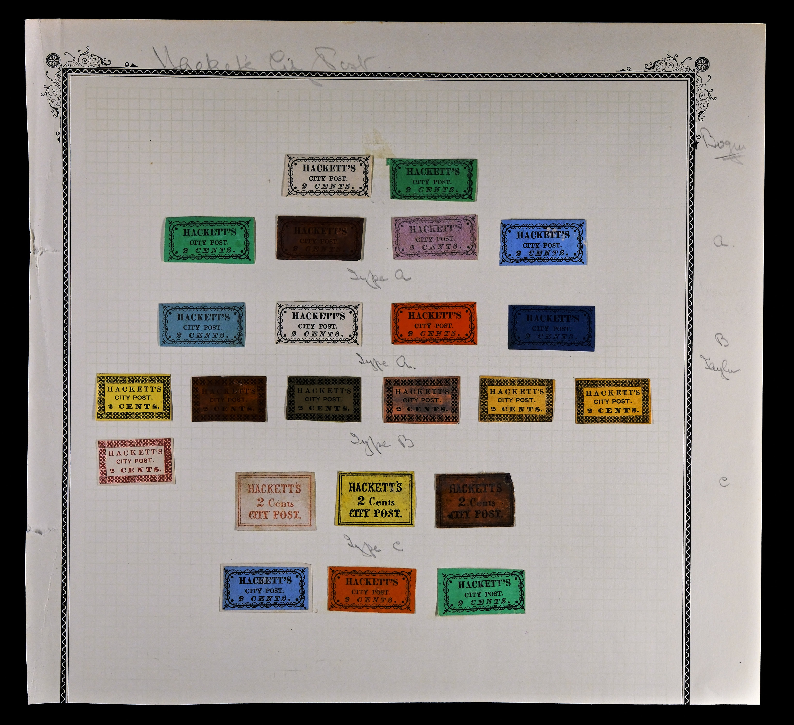 Lot 456 - Misc, Collections, Groups, Bogus and Fantasy  -  Carriers & Locals Society 36th Annual Auction