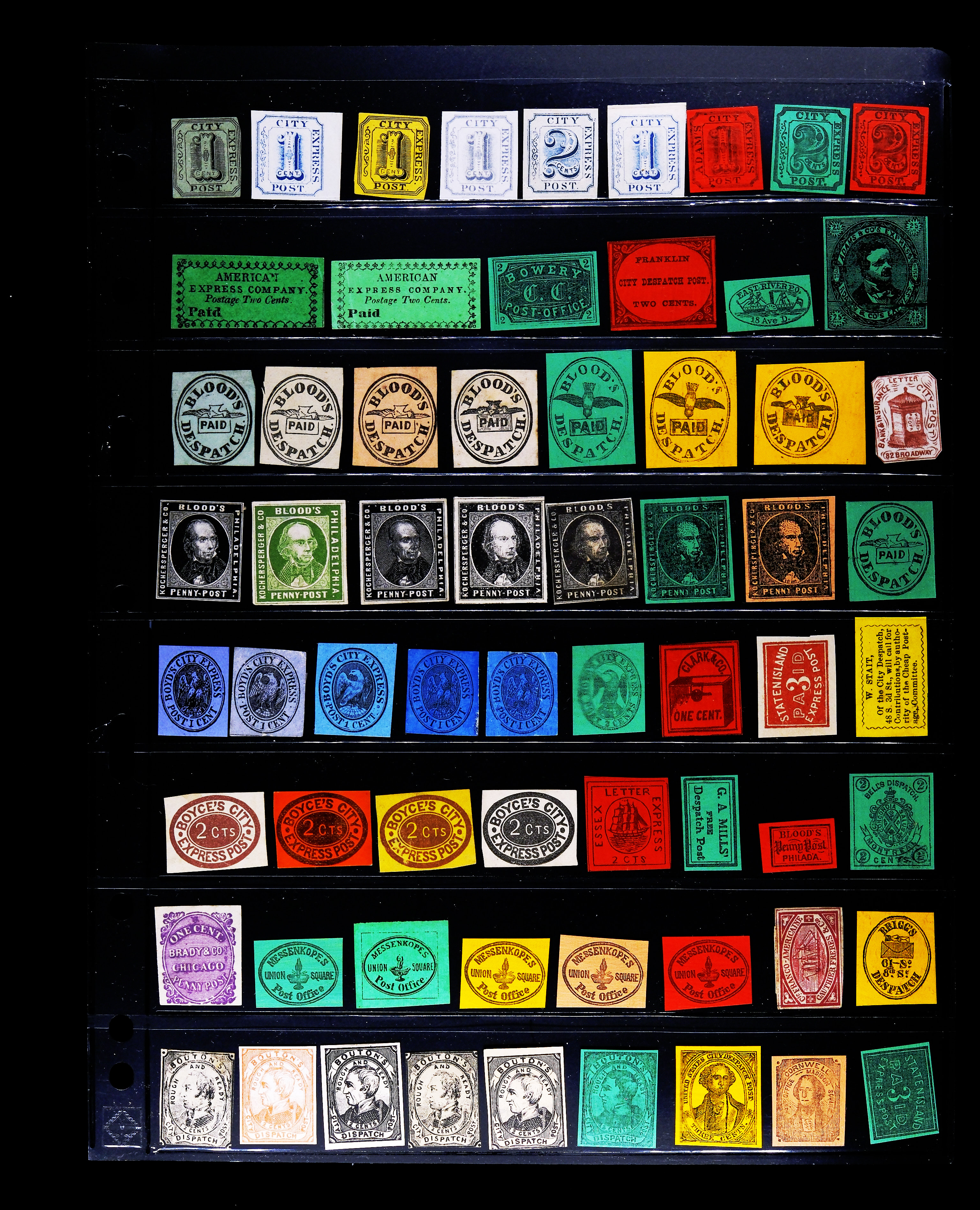 Lot 491 - Misc, Collections, Groups, Bogus and Fantasy - Carriers & Locals Society 36th Annual Auction Lot 491 - Misc, Collections, Groups, Bogus and Fantasy - Carriers & Locals Society 36th Annual Auction