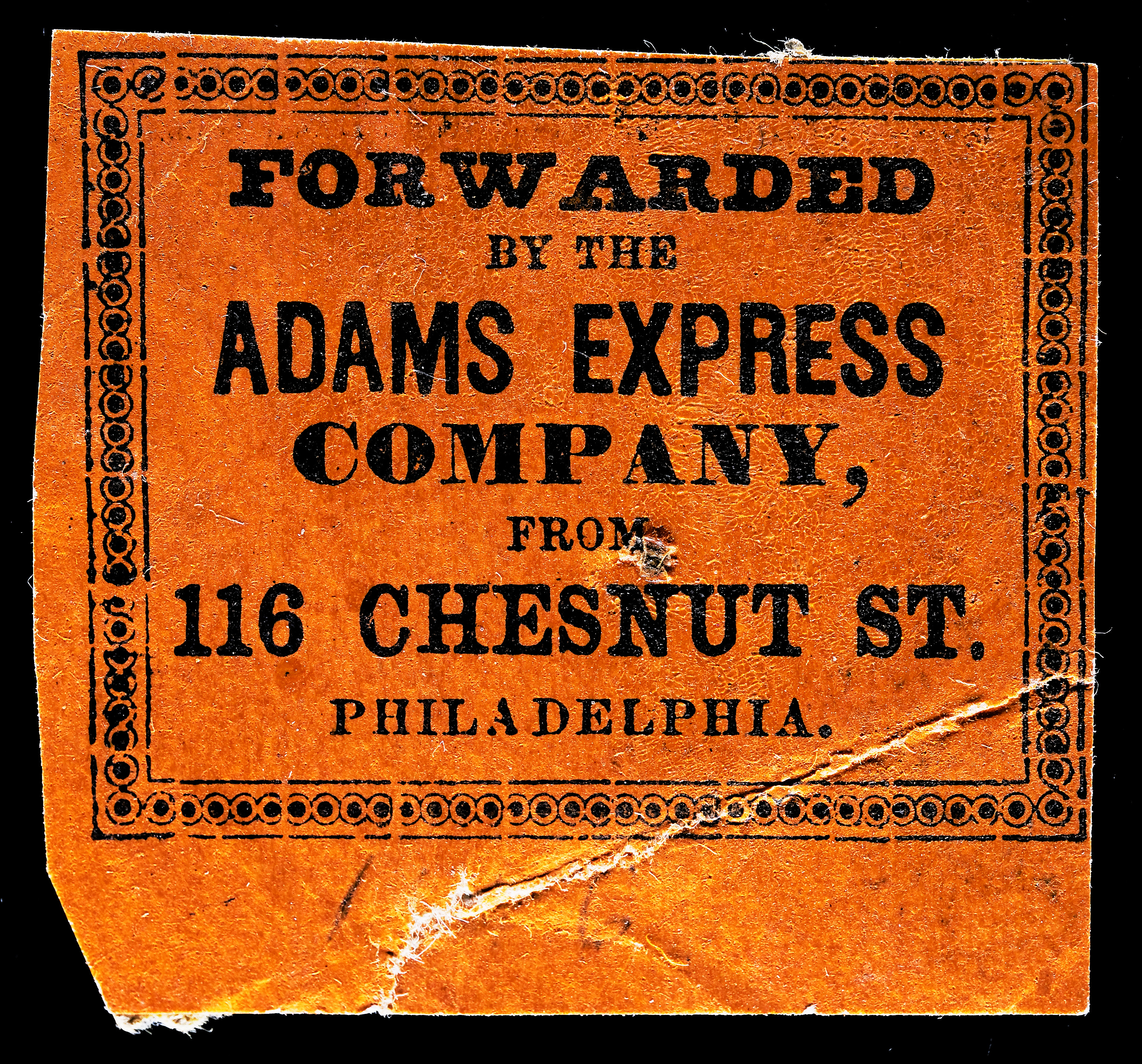 Lot 374 - Expresses  -  Carriers & Locals Society 36th Annual Auction