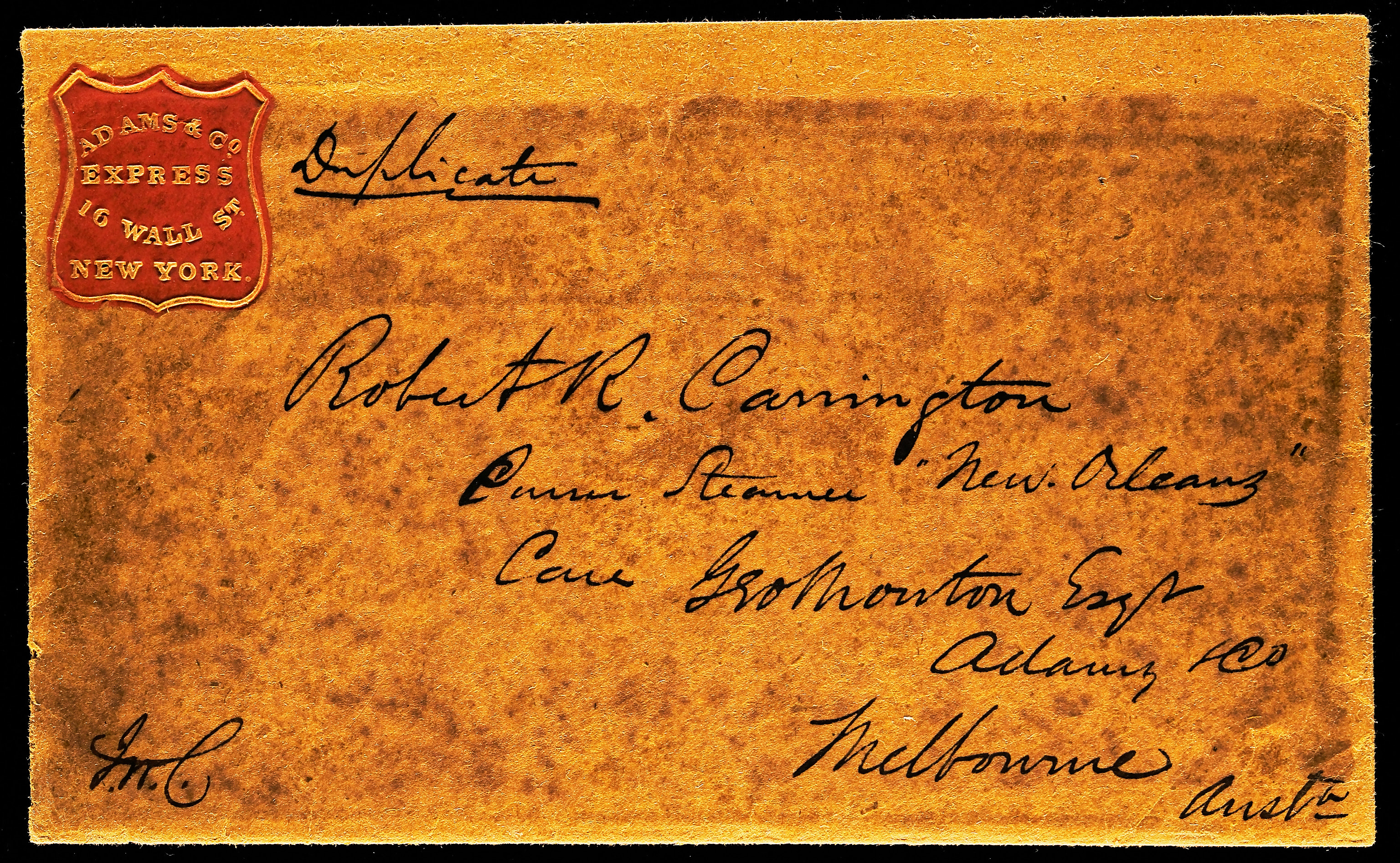 Lot 373 - Expresses  -  Carriers & Locals Society 36th Annual Auction