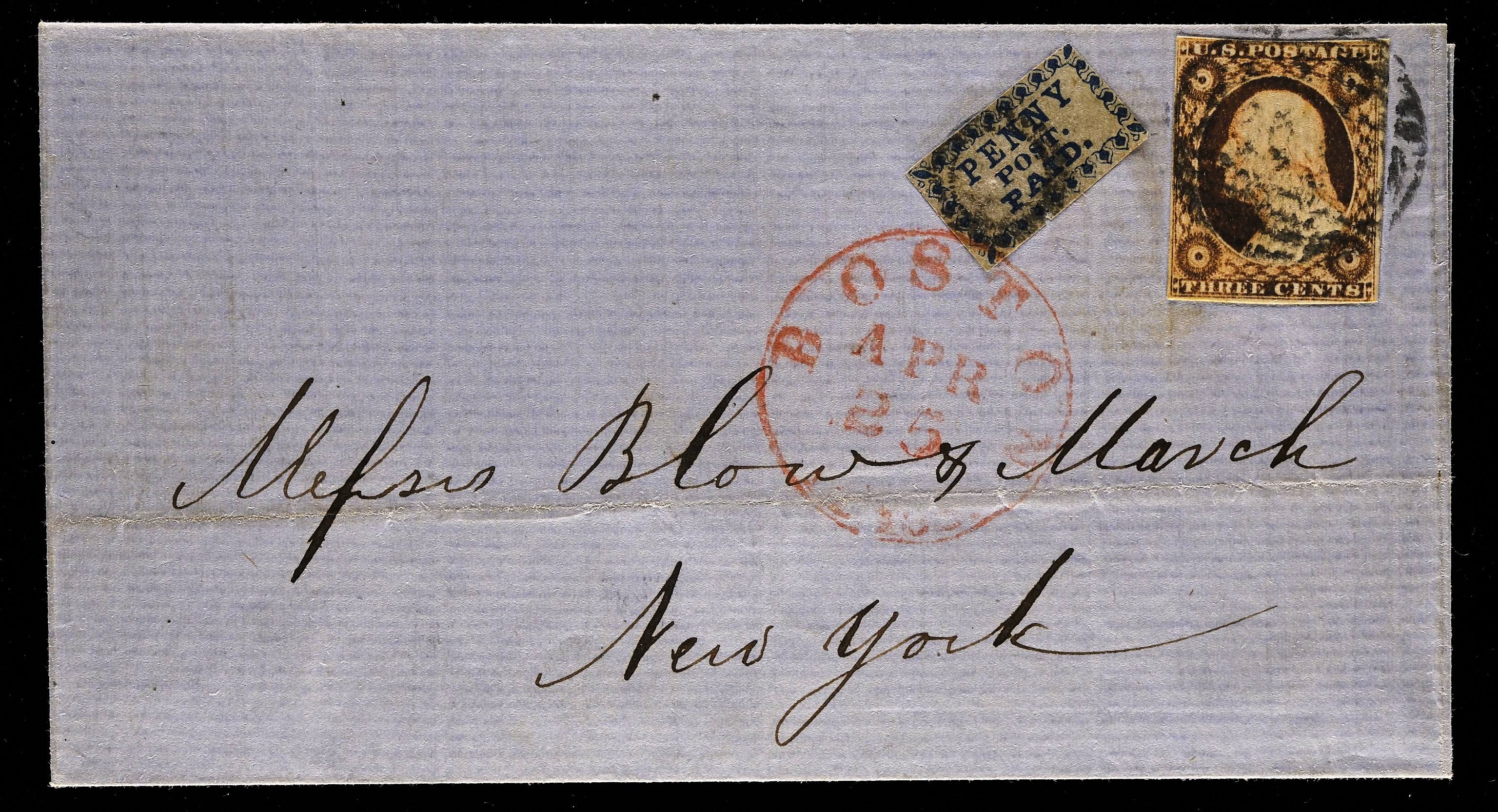 Lot 29 - carriers  -  Carriers & Locals Society 36th Annual Auction