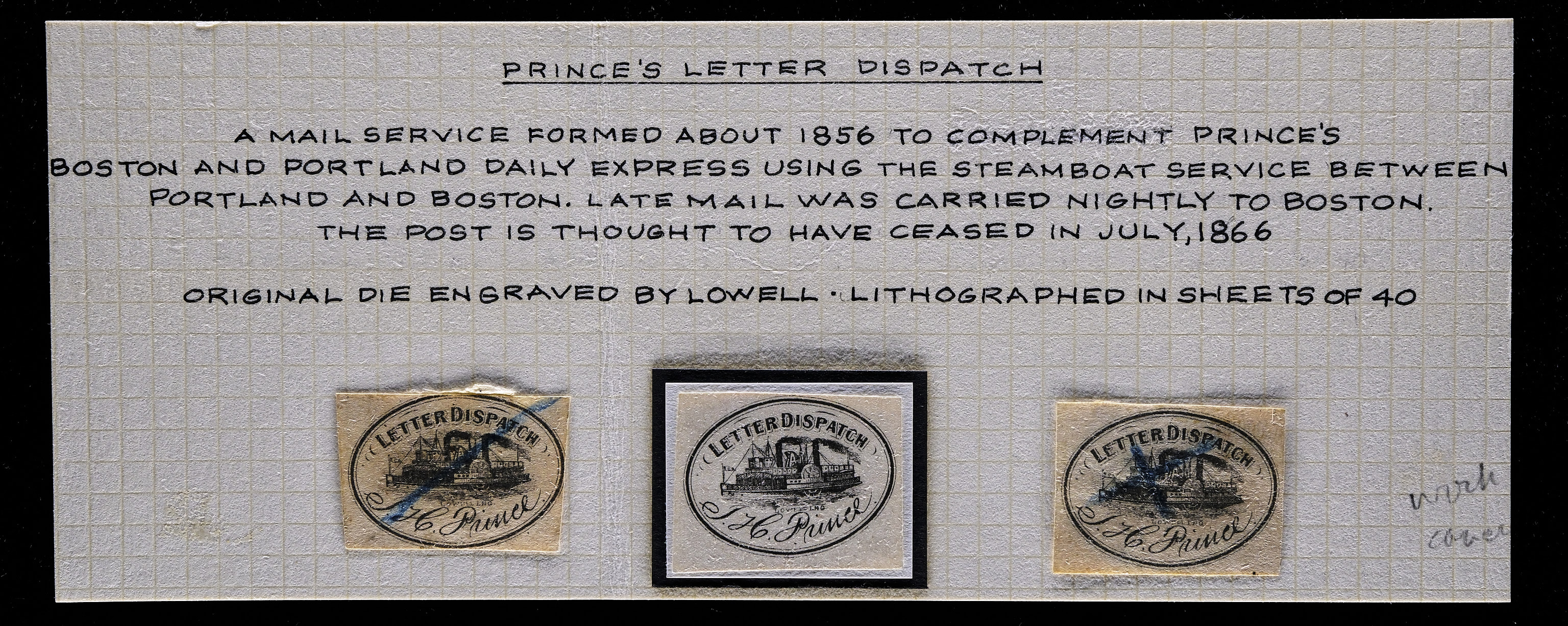 Lot 632 - locals  -  Carriers & Locals Society 36th Annual Auction