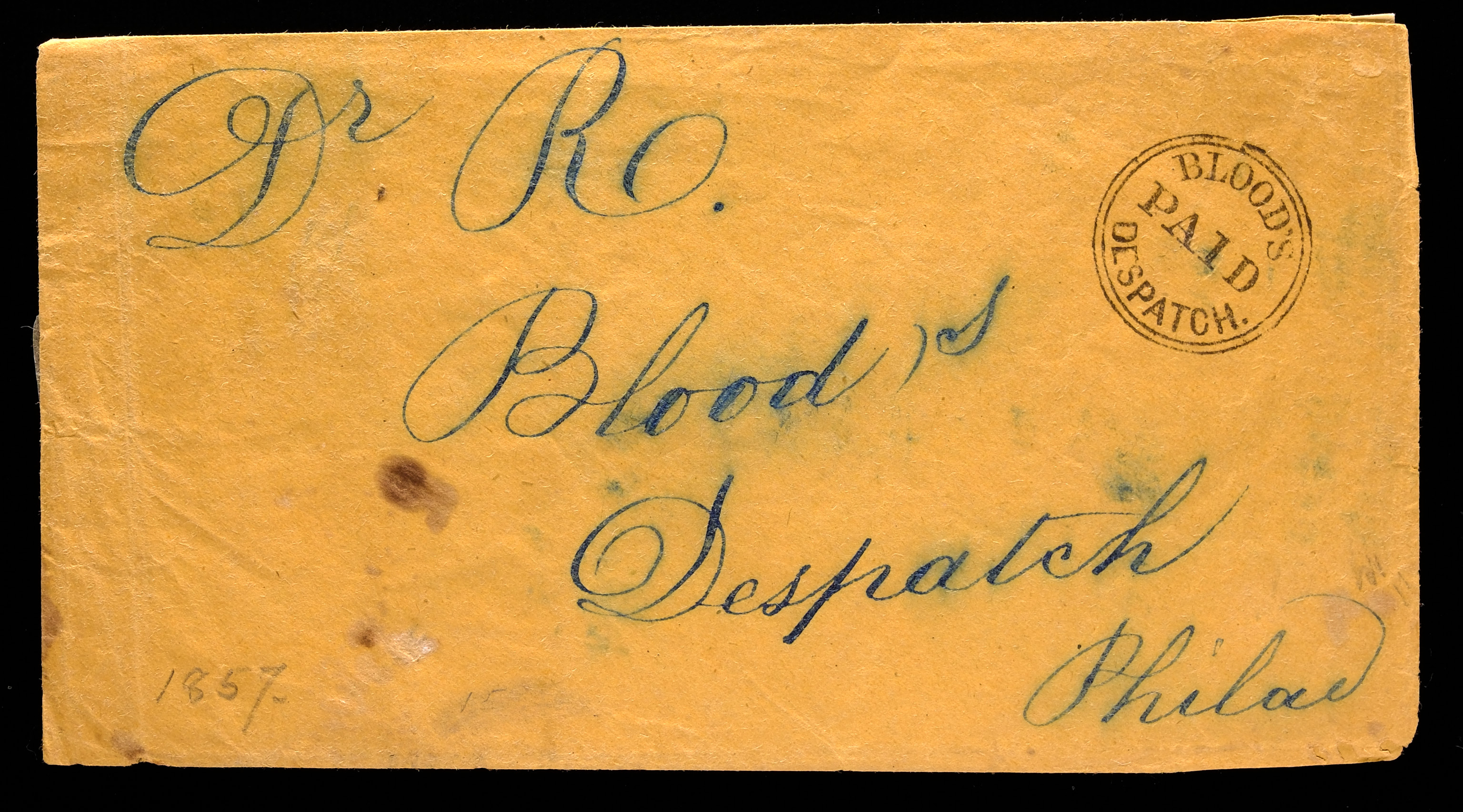 Lot 130 - Blood's - Carriers & Locals Society 37th Annual Auction Lot 130 - Blood's - Carriers & Locals Society 37th Annual Auction