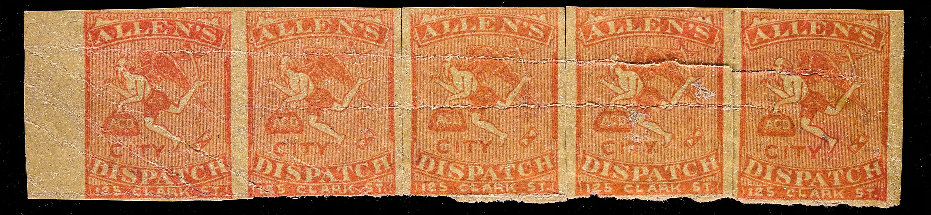 Lot 128 - Allen's City Dispatch - Carriers & Locals Society 37th Annual Auction Lot 128 - Allen's City Dispatch - Carriers & Locals Society 37th Annual Auction