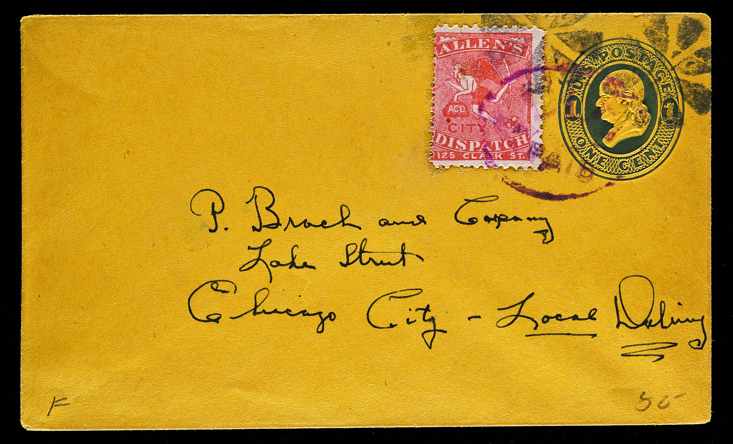 Lot 127 - Allen's City Dispatch - Carriers & Locals Society 37th Annual Auction Lot 127 - Allen's City Dispatch - Carriers & Locals Society 37th Annual Auction