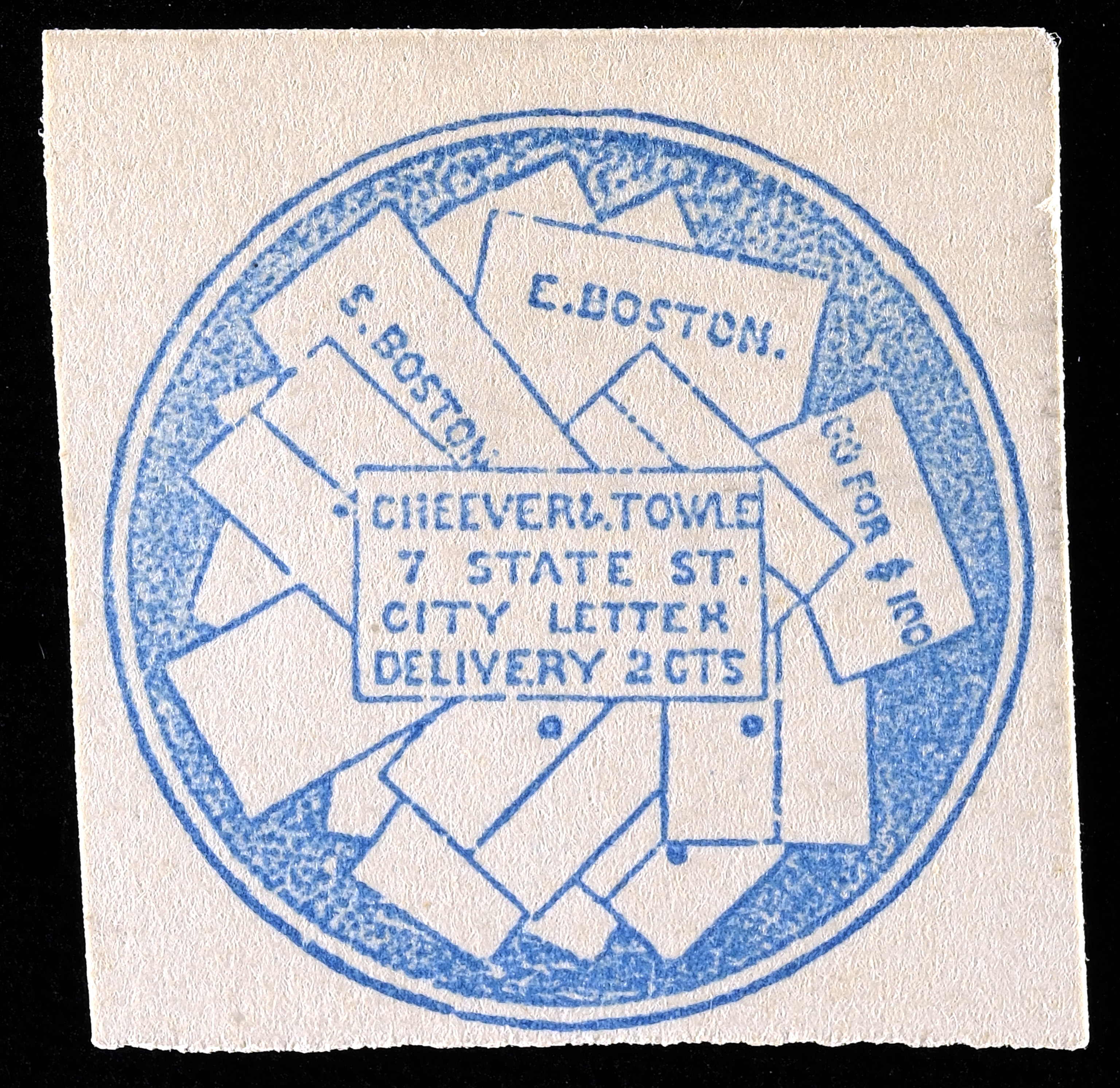 Lot 241 - Cheever & Towle - Carriers & Locals Society 37th Annual Auction Lot 241 - Cheever & Towle - Carriers & Locals Society 37th Annual Auction