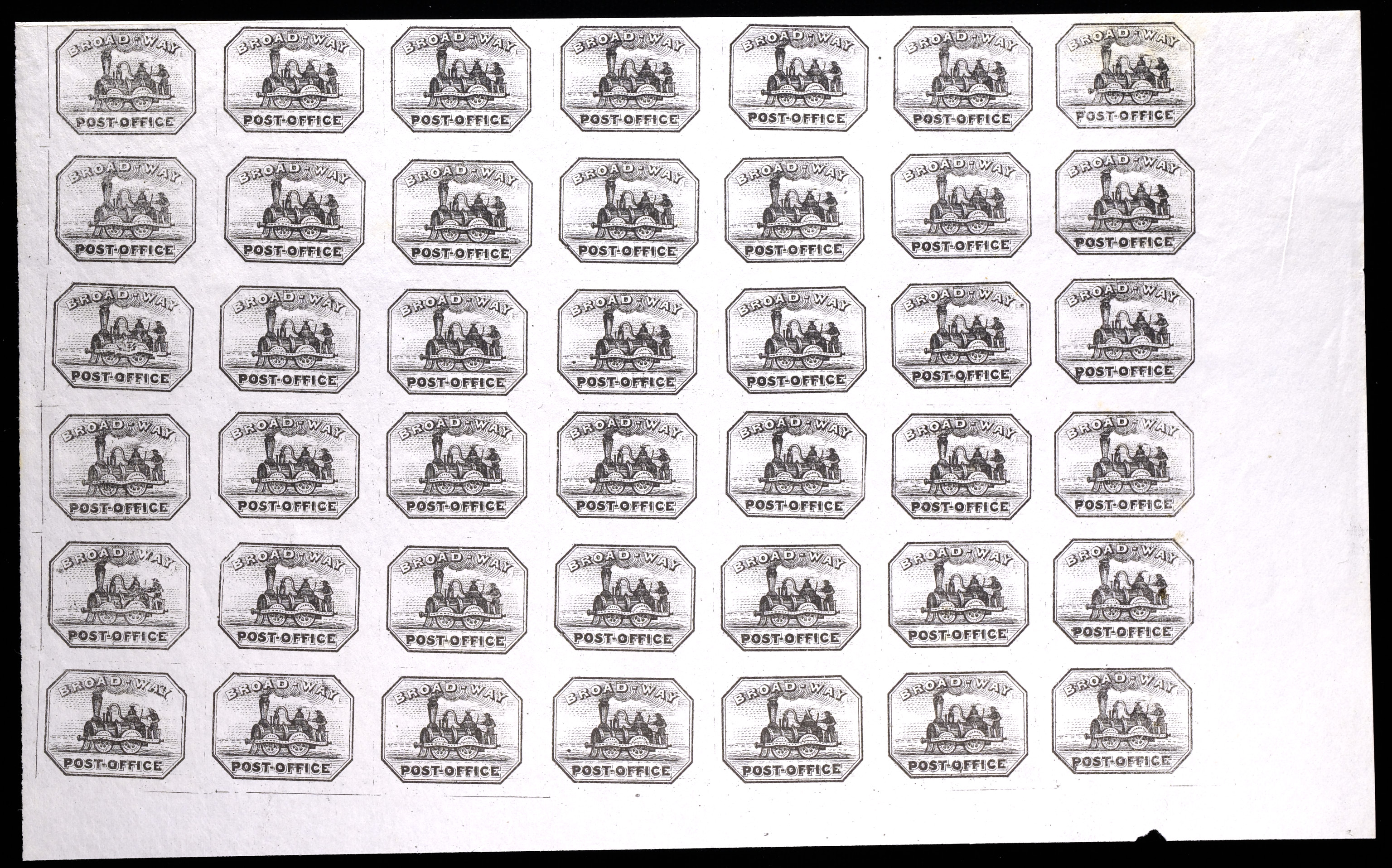 Lot 236 - Broadway Post Office - Carriers & Locals Society 37th Annual Auction Lot 236 - Broadway Post Office - Carriers & Locals Society 37th Annual Auction
