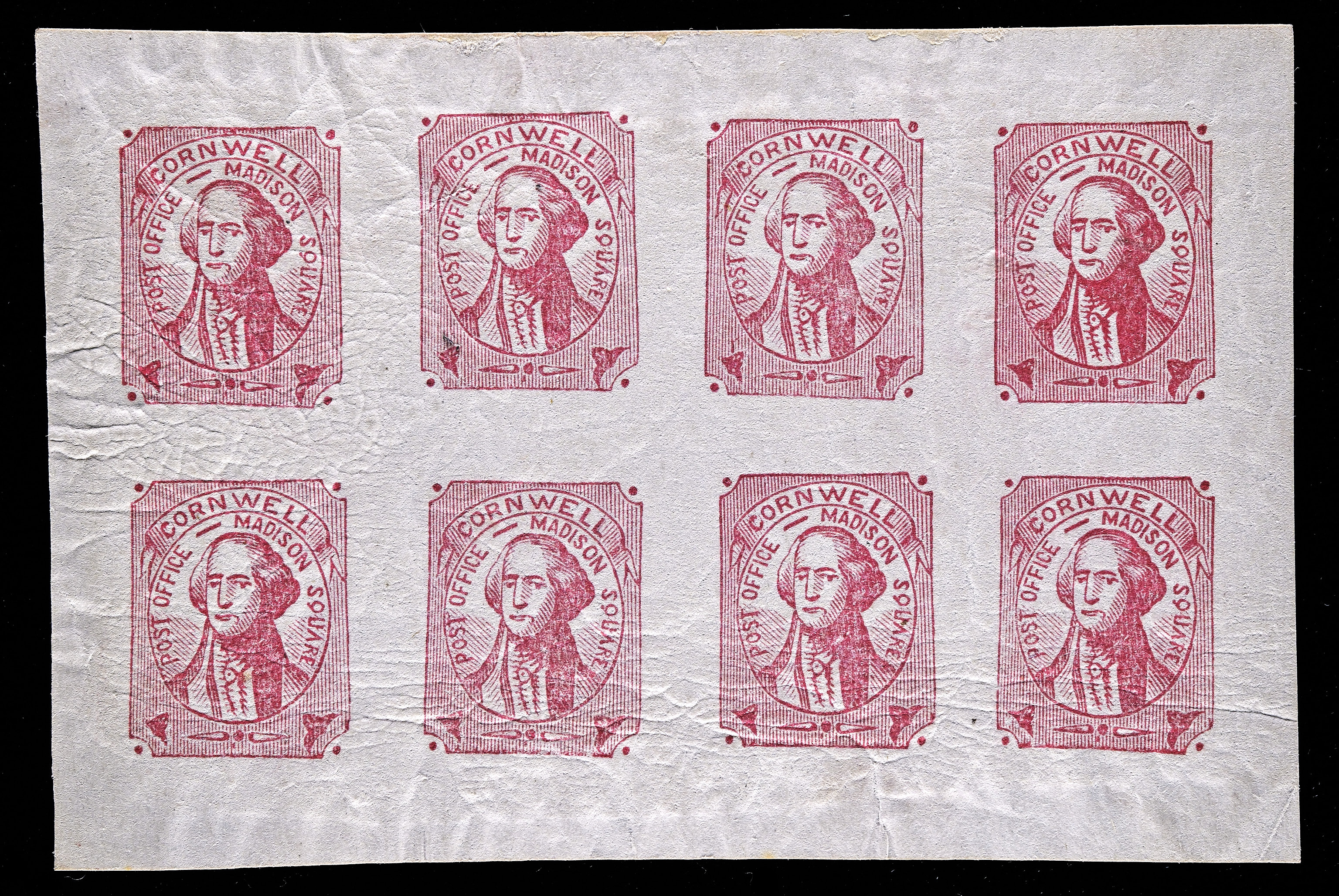 Lot 247 - Cornwell's Madison Square Post Office - Carriers & Locals Society 37th Annual Auction Lot 247 - Cornwell's Madison Square Post Office - Carriers & Locals Society 37th Annual Auction
