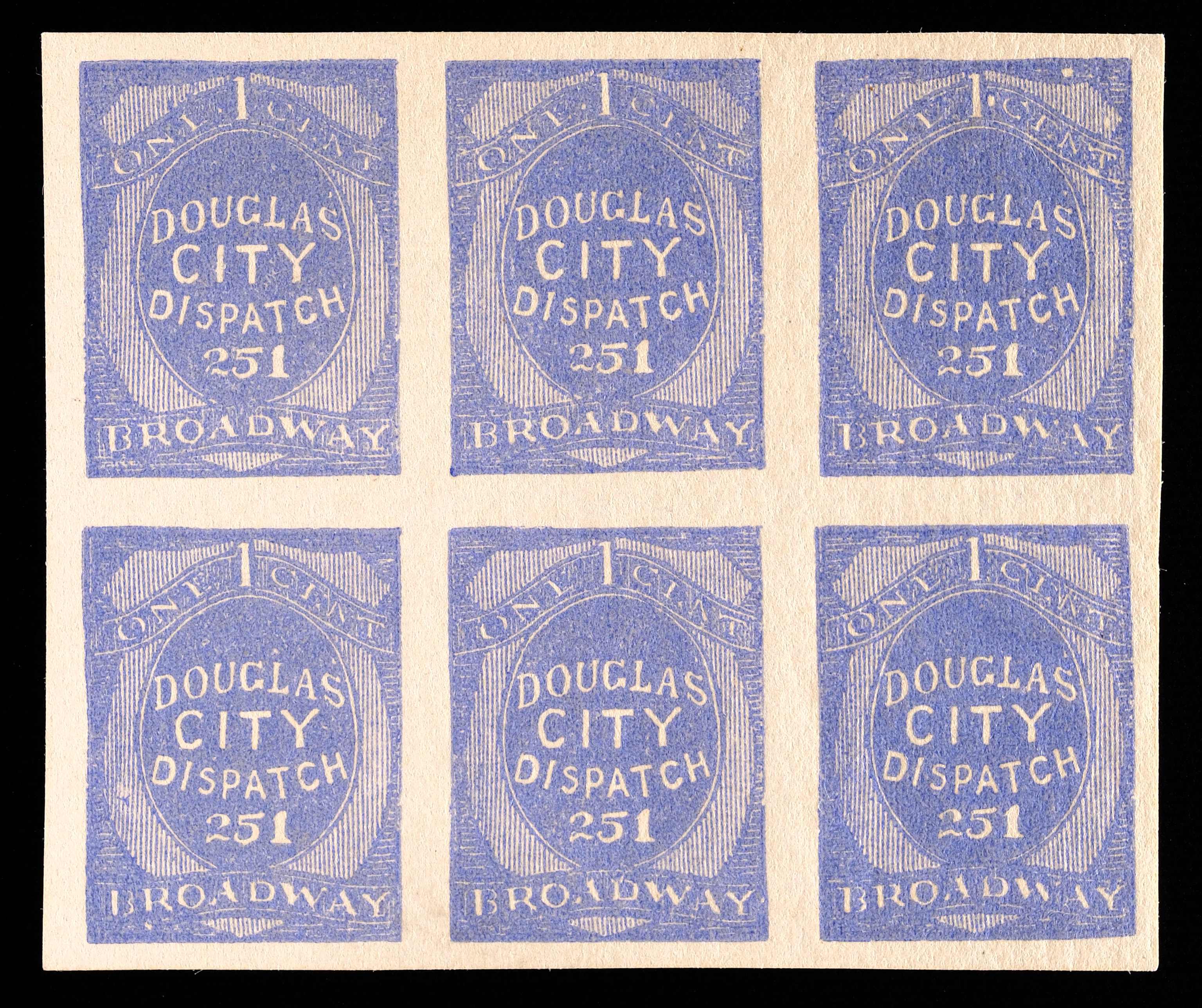Lot 250 - Douglas City Despatch - Carriers & Locals Society 37th Annual Auction Lot 250 - Douglas City Despatch - Carriers & Locals Society 37th Annual Auction