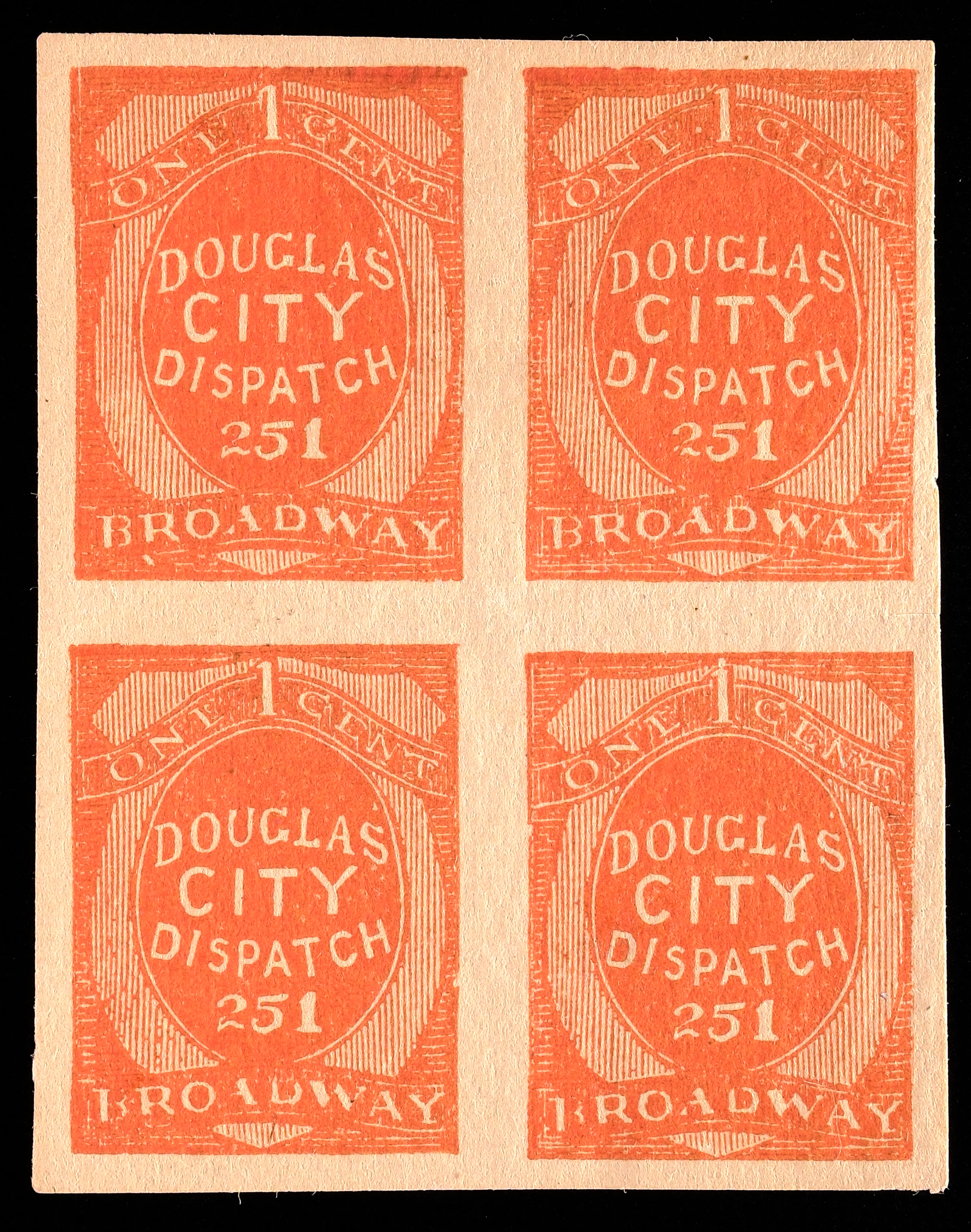 Lot 251 - Douglas City Despatch - Carriers & Locals Society 37th Annual Auction Lot 251 - Douglas City Despatch - Carriers & Locals Society 37th Annual Auction