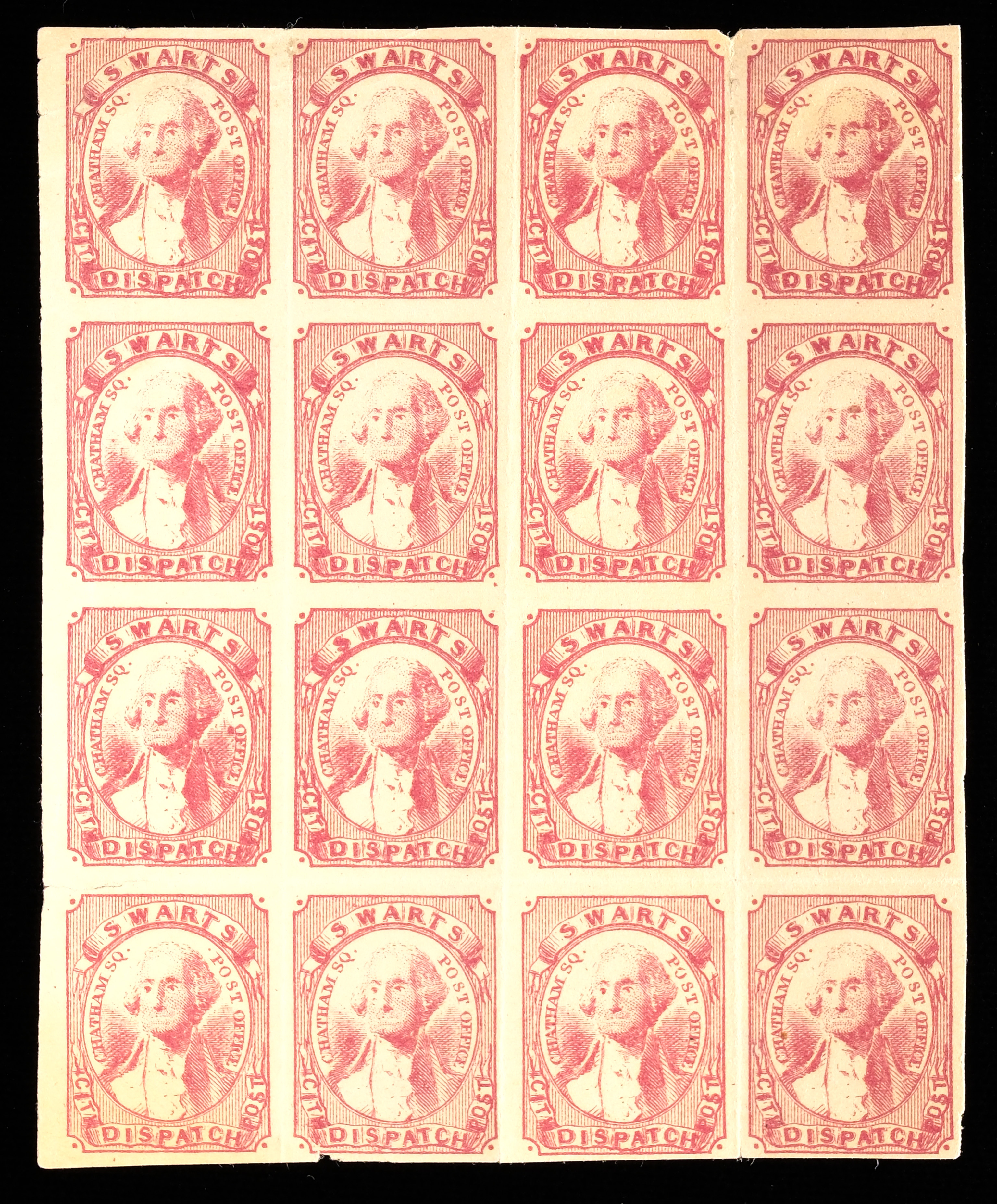Lot 371 - Swarts' City Dispatch Post - Carriers & Locals Society 37th Annual Auction Lot 371 - Swarts' City Dispatch Post - Carriers & Locals Society 37th Annual Auction