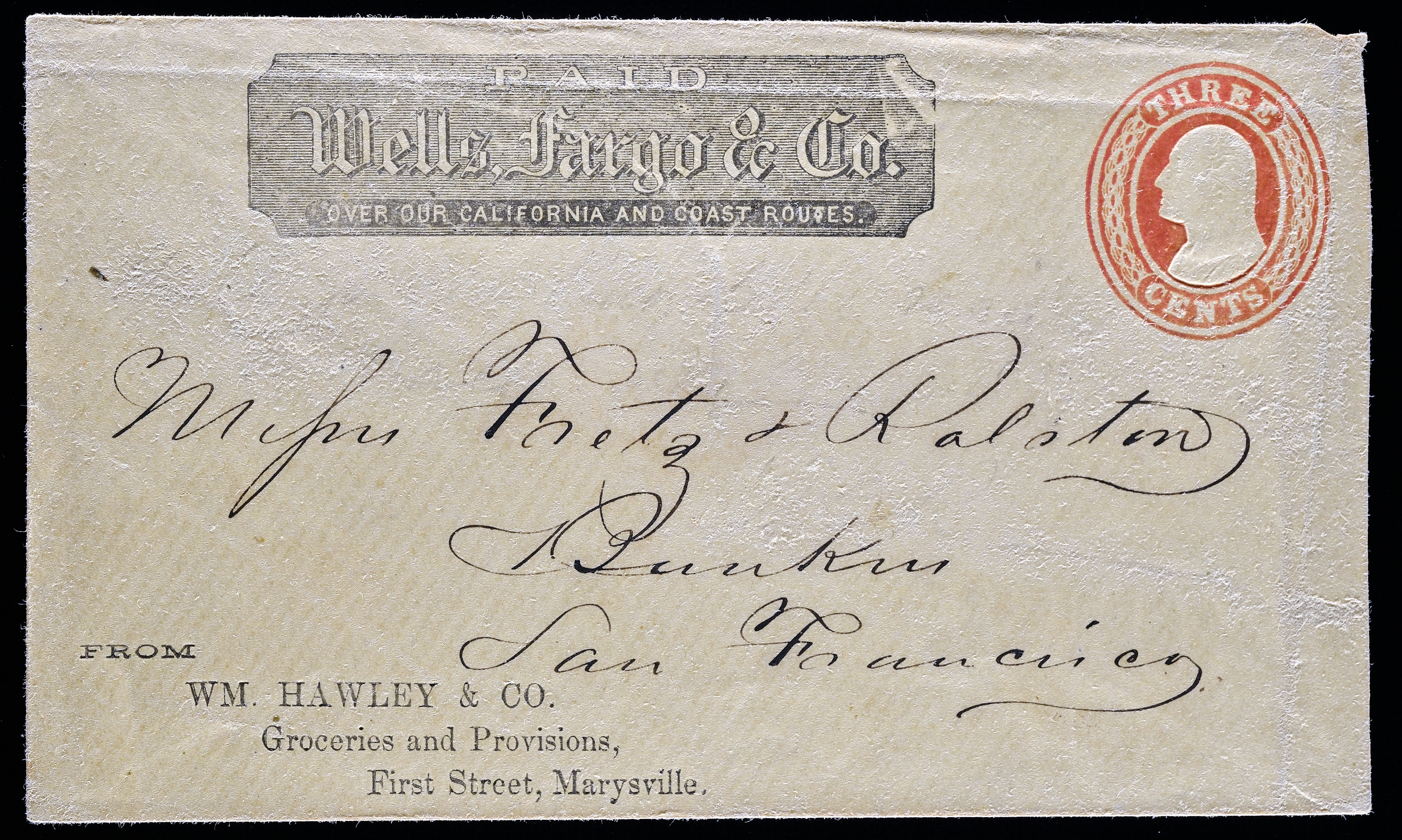 Lot 79 - Western Express & Postal History  -  Carriers & Locals Society 37th Annual Auction
