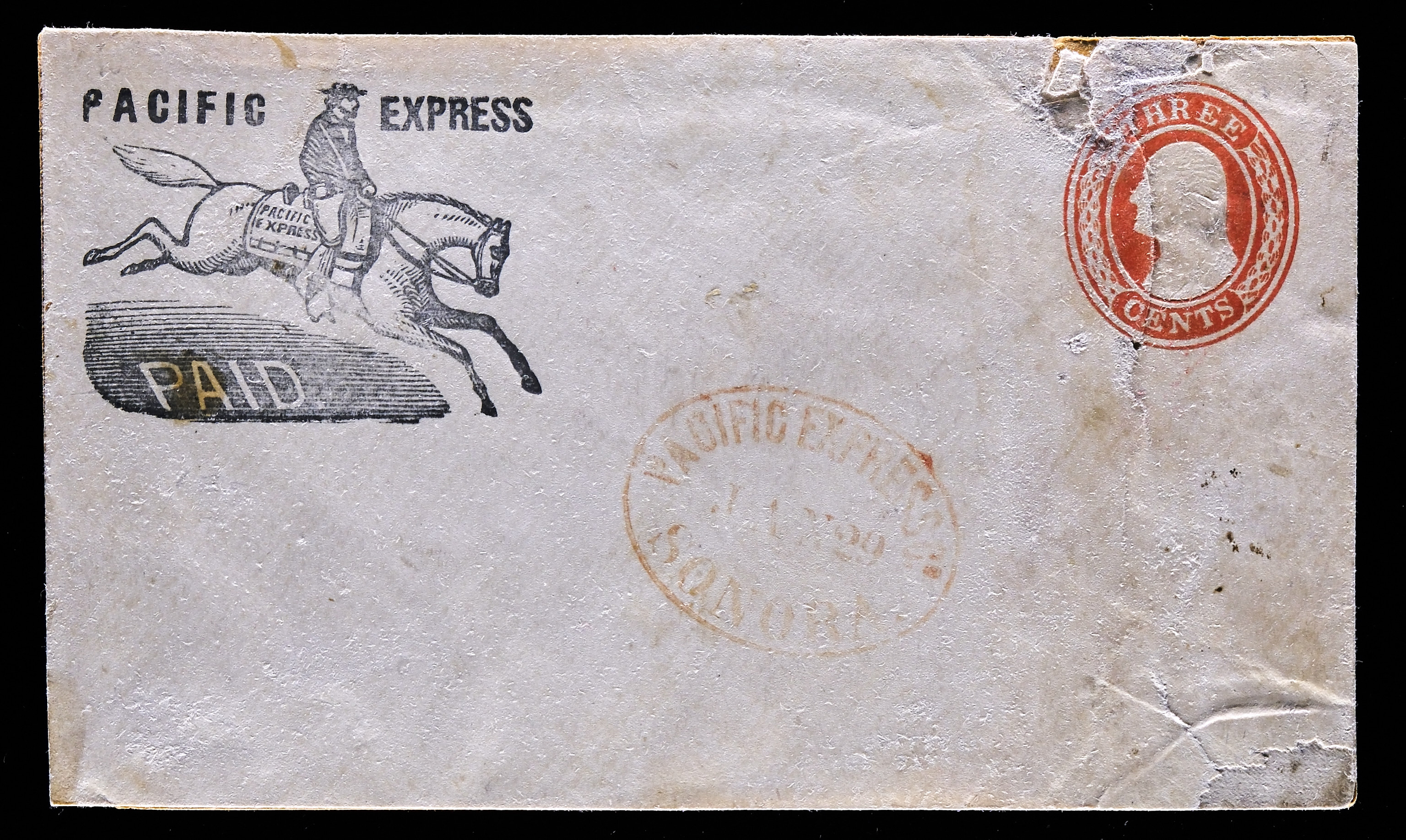 Lot 72 - Western Express & Postal History  -  Carriers & Locals Society 37th Annual Auction