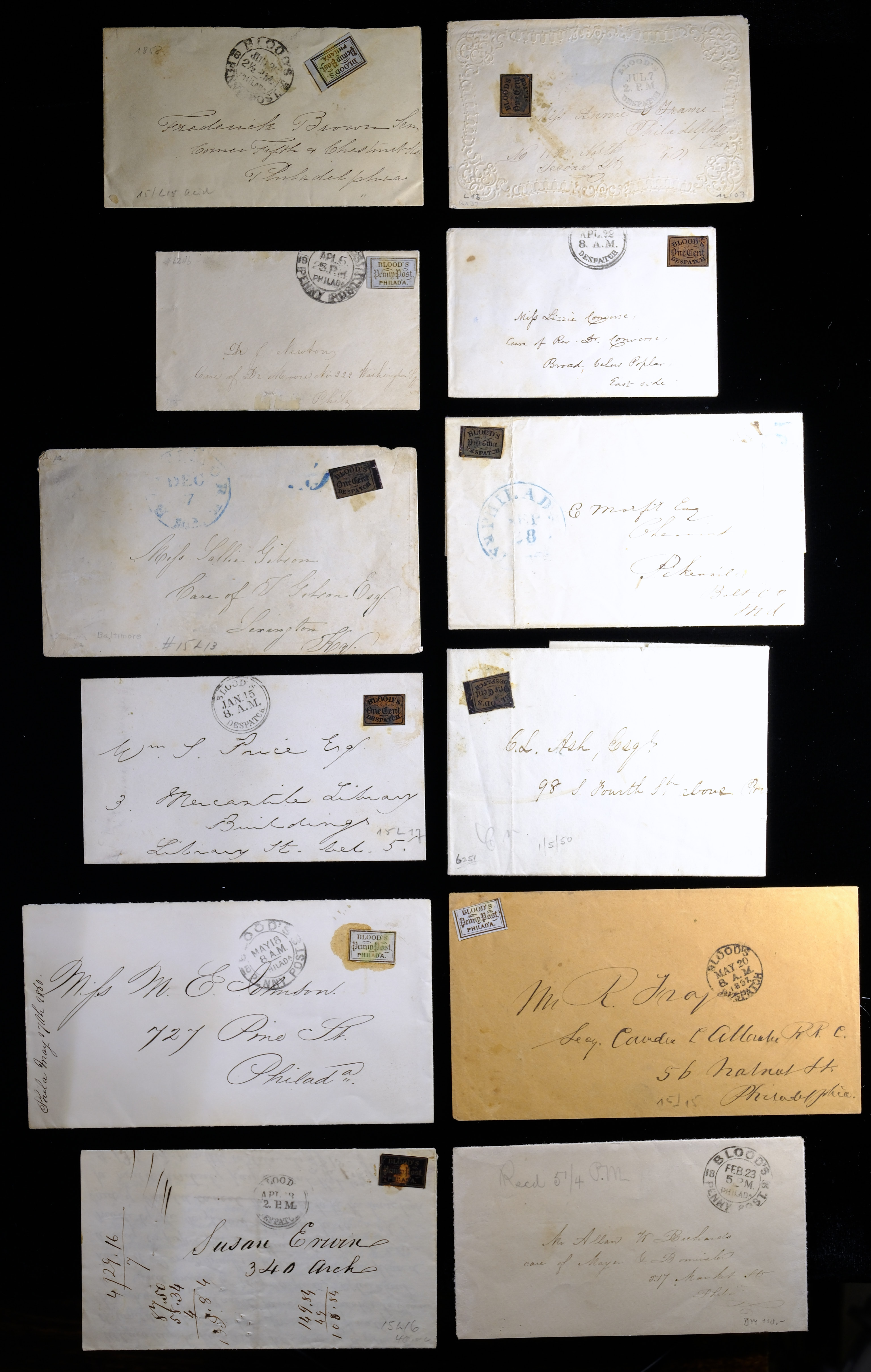 Lot 100 - Misc, Collections, Groups, Bogus and Fantasy  -  Carriers & Locals Society 37th Annual Auction