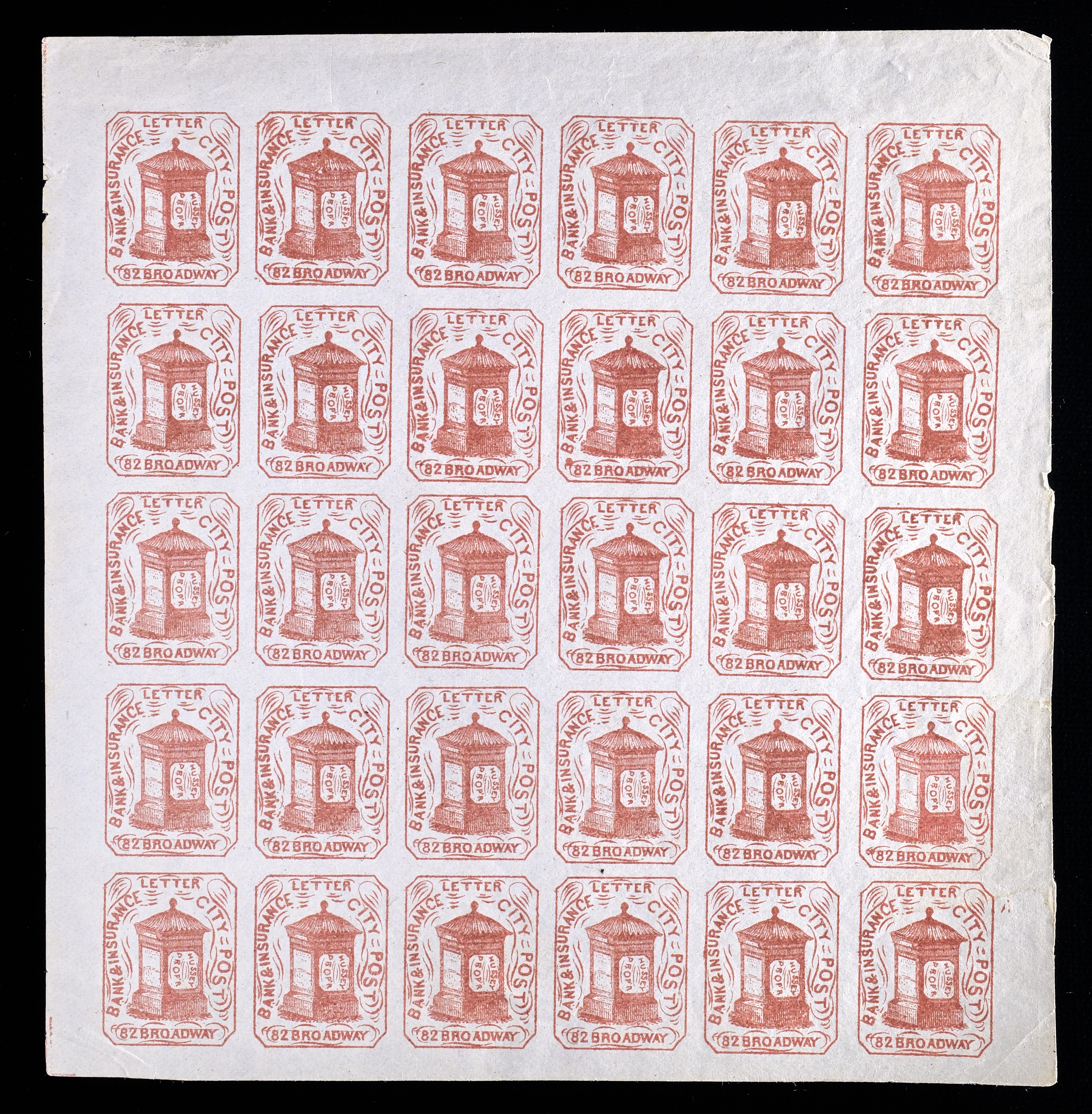 Lot 284 - Hussey's Post - Carriers & Locals Society 37th Annual Auction Lot 284 - Hussey's Post - Carriers & Locals Society 37th Annual Auction
