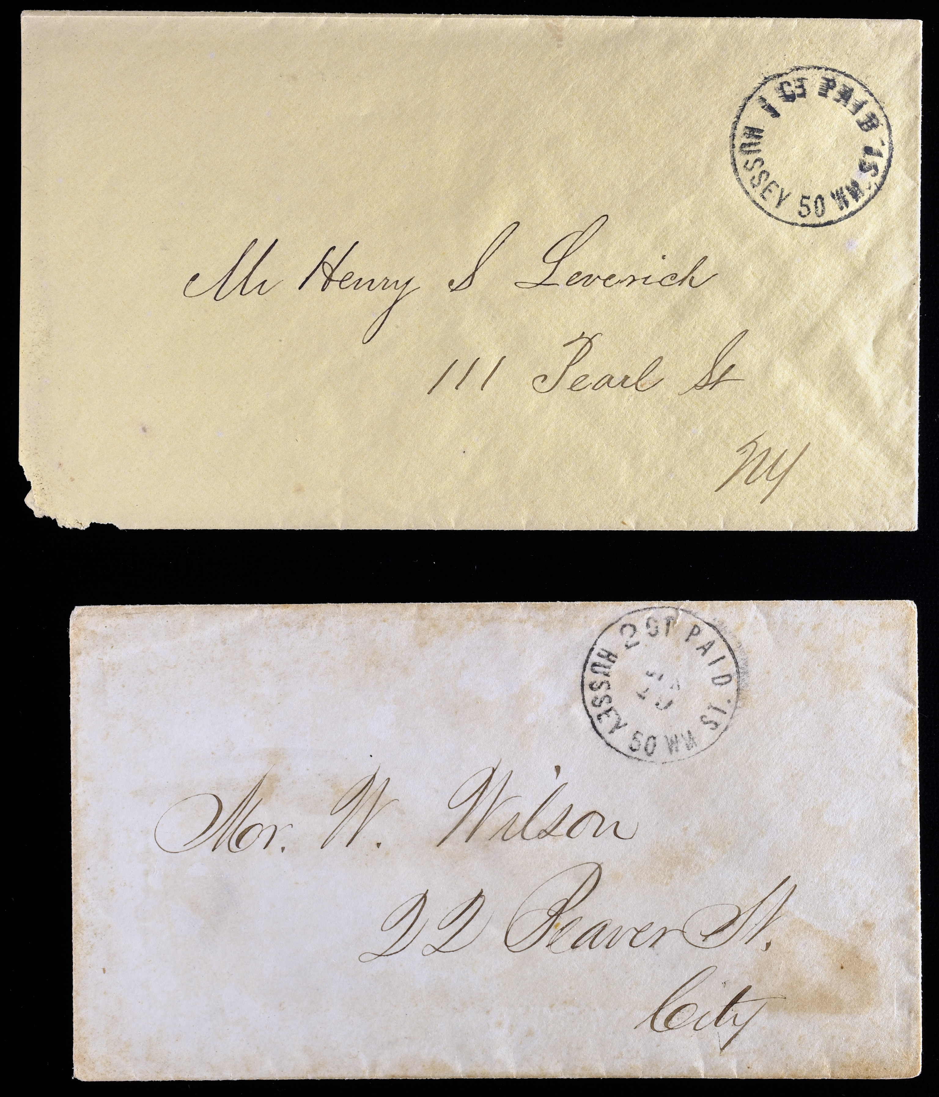 Lot 280 - Hussey's Post - Carriers & Locals Society 37th Annual Auction Lot 280 - Hussey's Post - Carriers & Locals Society 37th Annual Auction