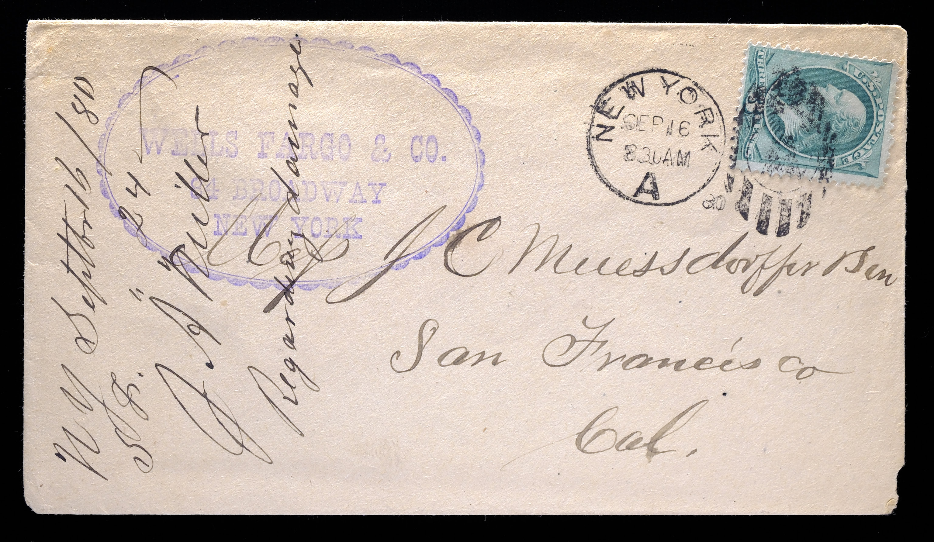 Lot 78 - Western Express & Postal History  -  Carriers & Locals Society 37th Annual Auction