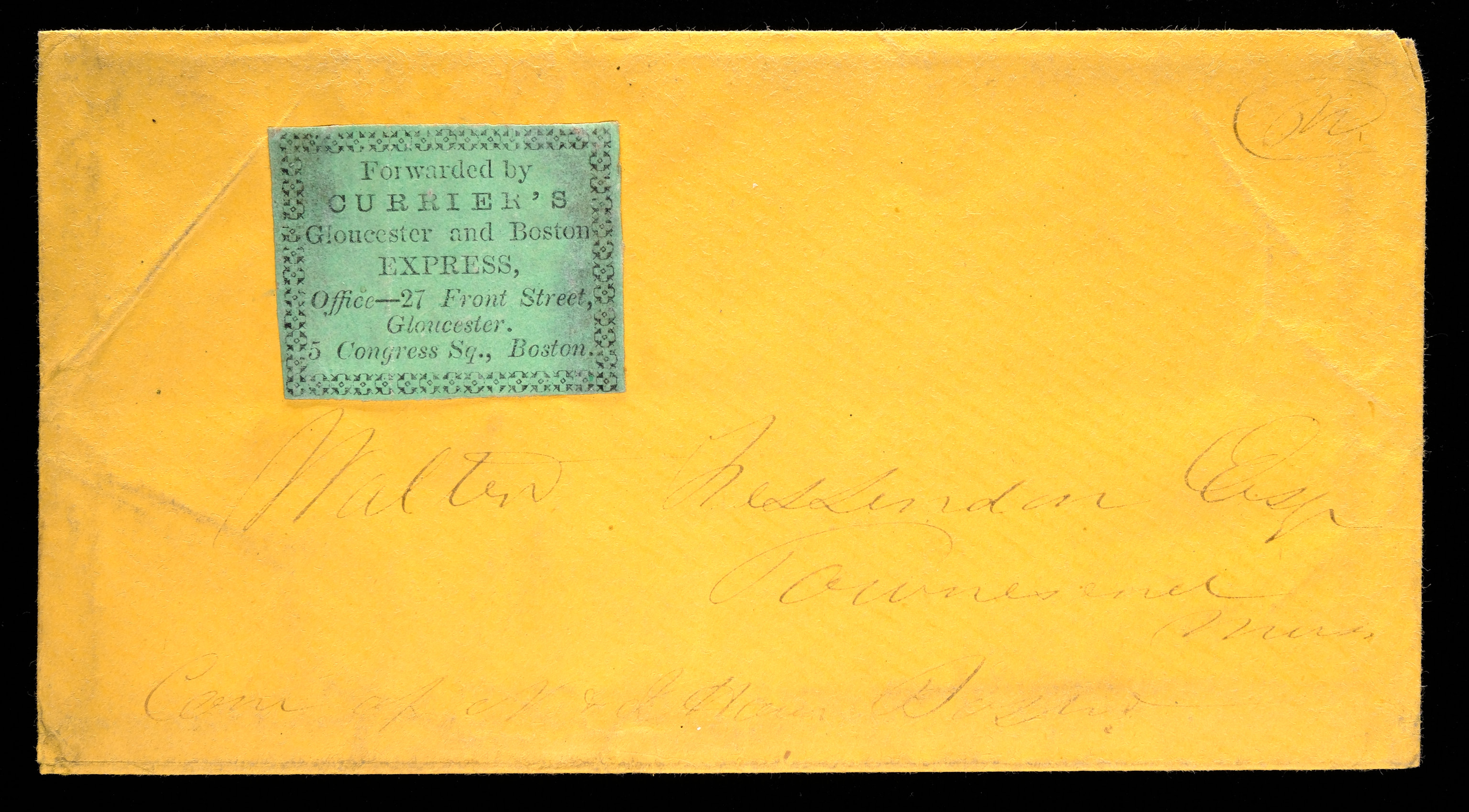 Lot 54 - Expresses  -  Carriers & Locals Society 37th Annual Auction
