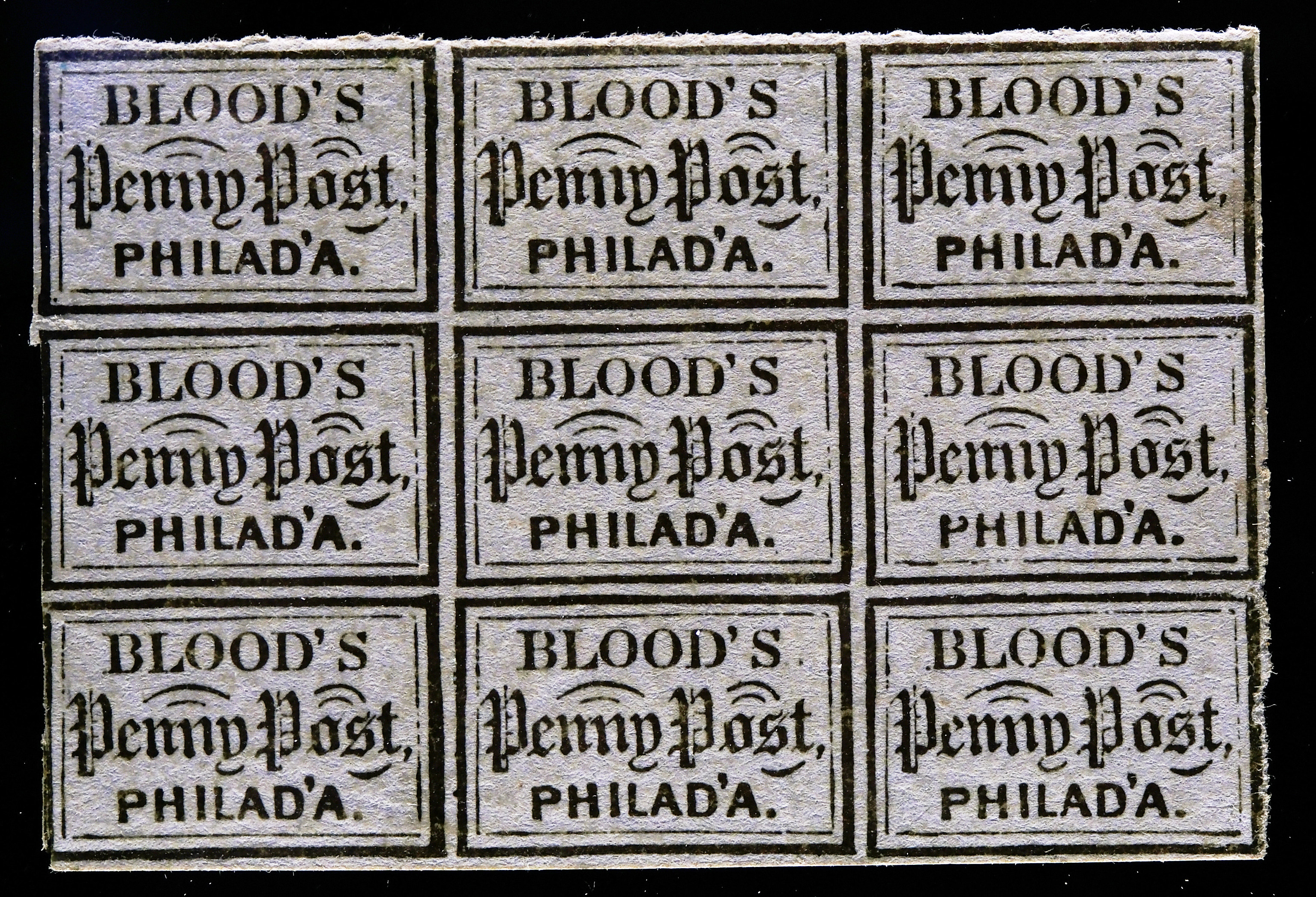 Lot 146 - Blood's - Carriers & Locals Society 37th Annual Auction Lot 146 - Blood's - Carriers & Locals Society 37th Annual Auction