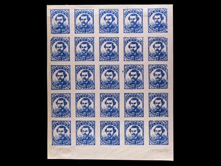 Floyd's Penny Post, Blue Reprint