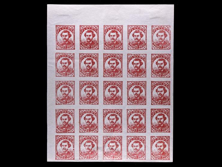 Floyd's Penny Post, Red Reprint