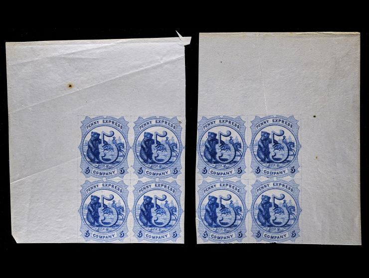 Penny Express Co., 114L2, 5c Blue