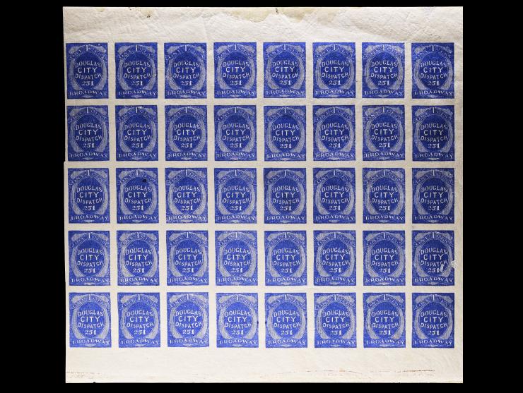 Douglas' City Despatch, 59L6, 1c Slate Blue