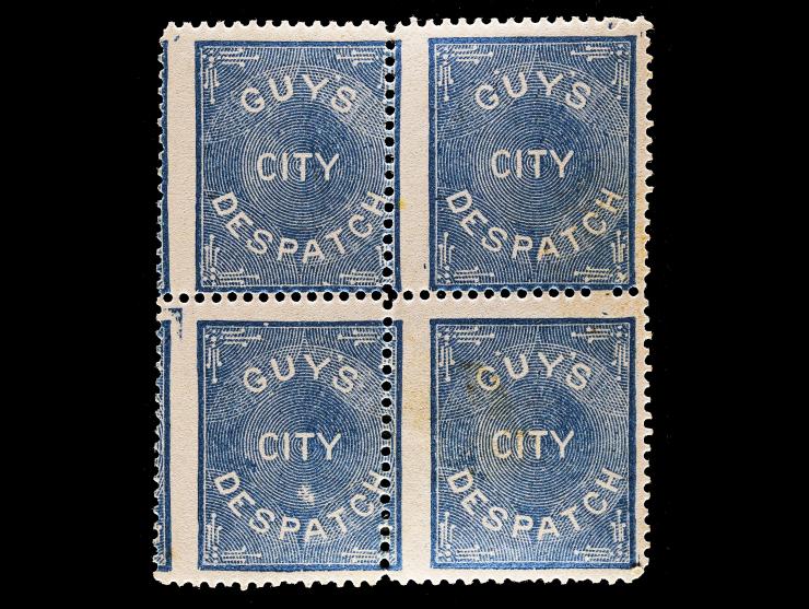 Guy's City Despatch, 74L2, 1c Blue, Unused