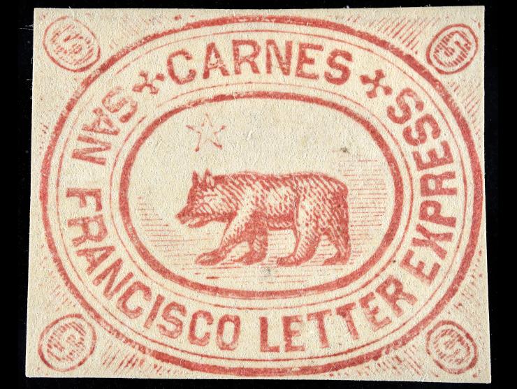 Carnes' City Letter Express, 35L8, 5c Red, Unused