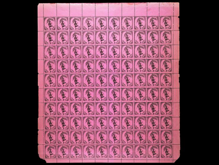 Boyd's, 1c Black on Lilac Pink, 20L54