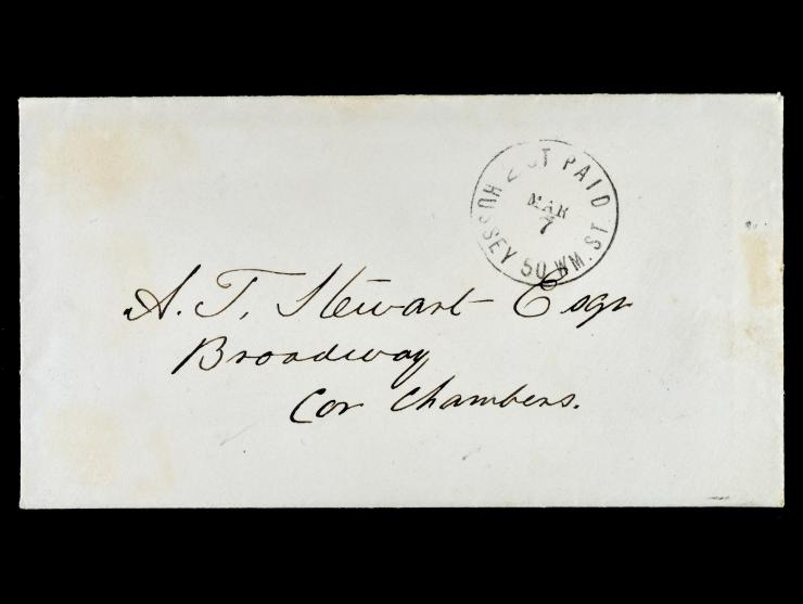 Hussey's Post,PMC-E Circular Handstamp on Local Cover