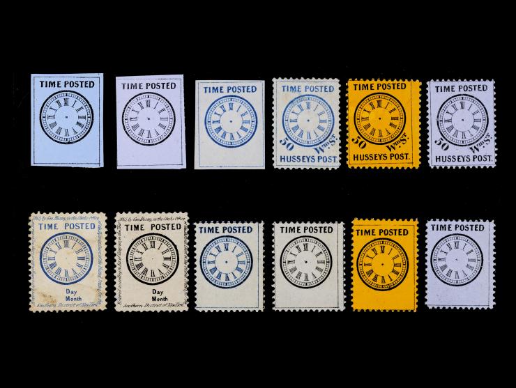 Hussey's Post, 12 Different Time Posted Labels