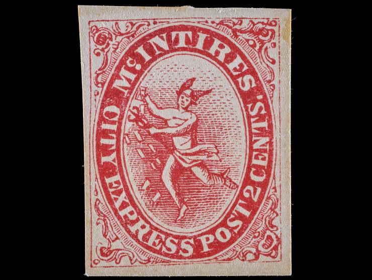 McIntire’s City Express, 99L1, 2c Pink, Unused