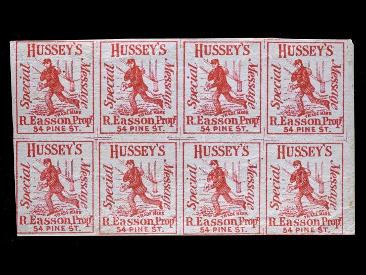 Hussey's Post, 87L65, Red