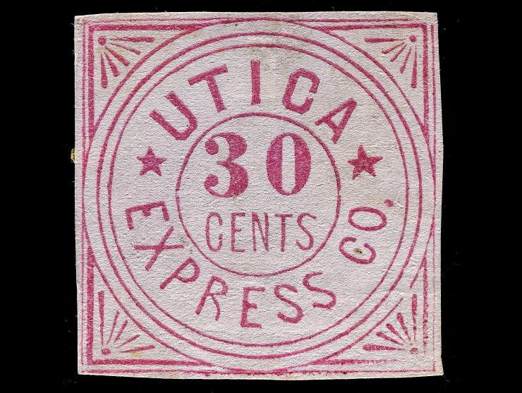 Utica Express Co, 30c Red, Unused